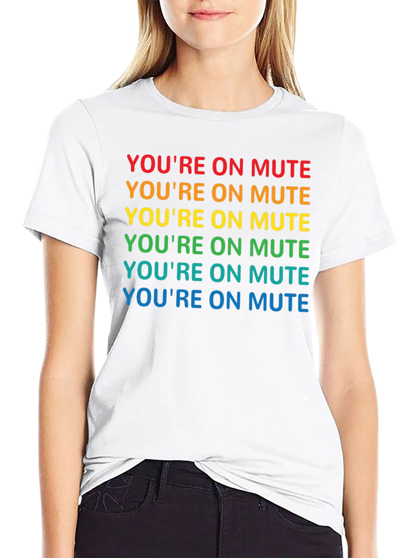 Youre On Mute Rainbow T-Shirt