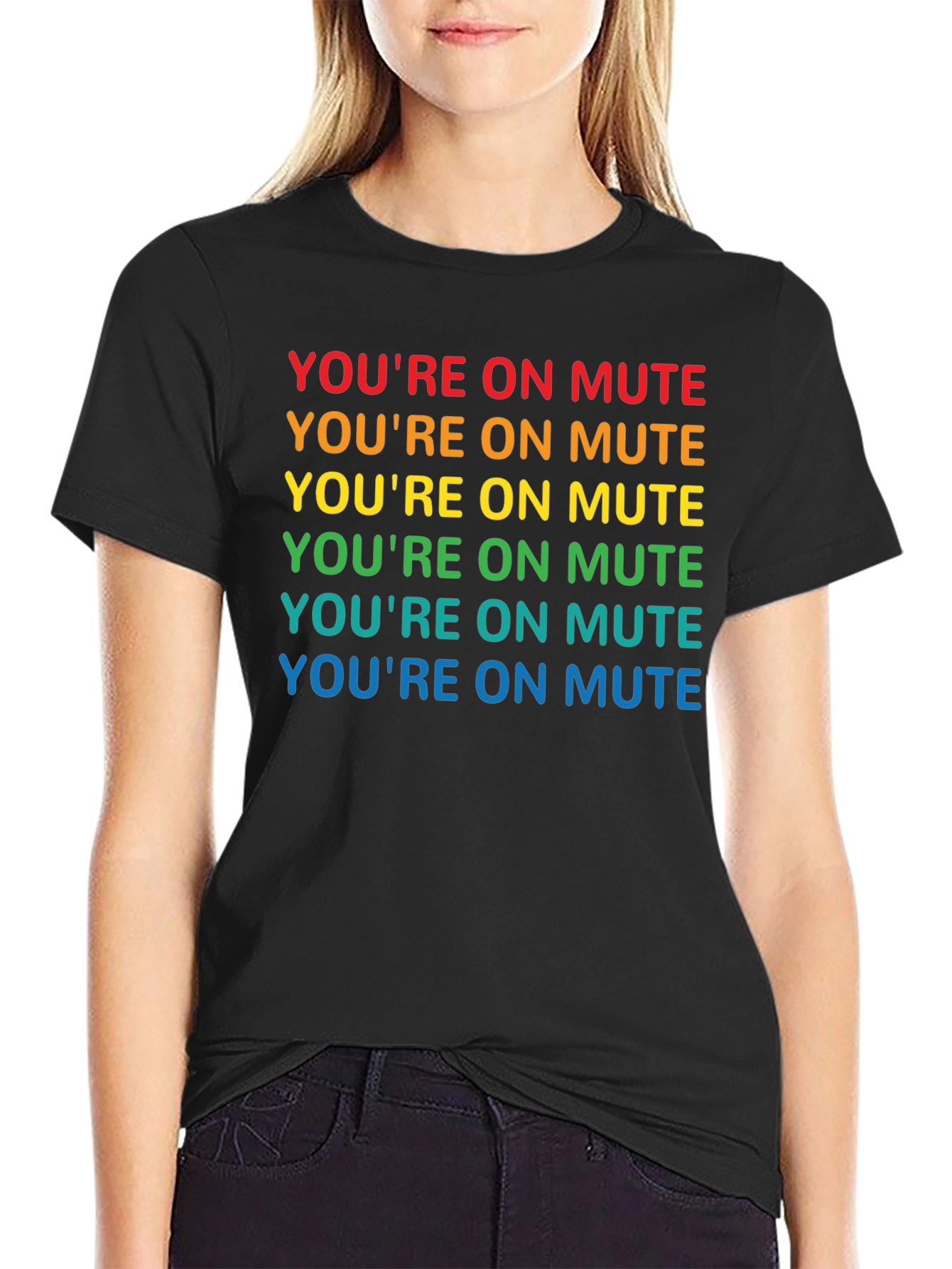 Youre On Mute Rainbow T-Shirt