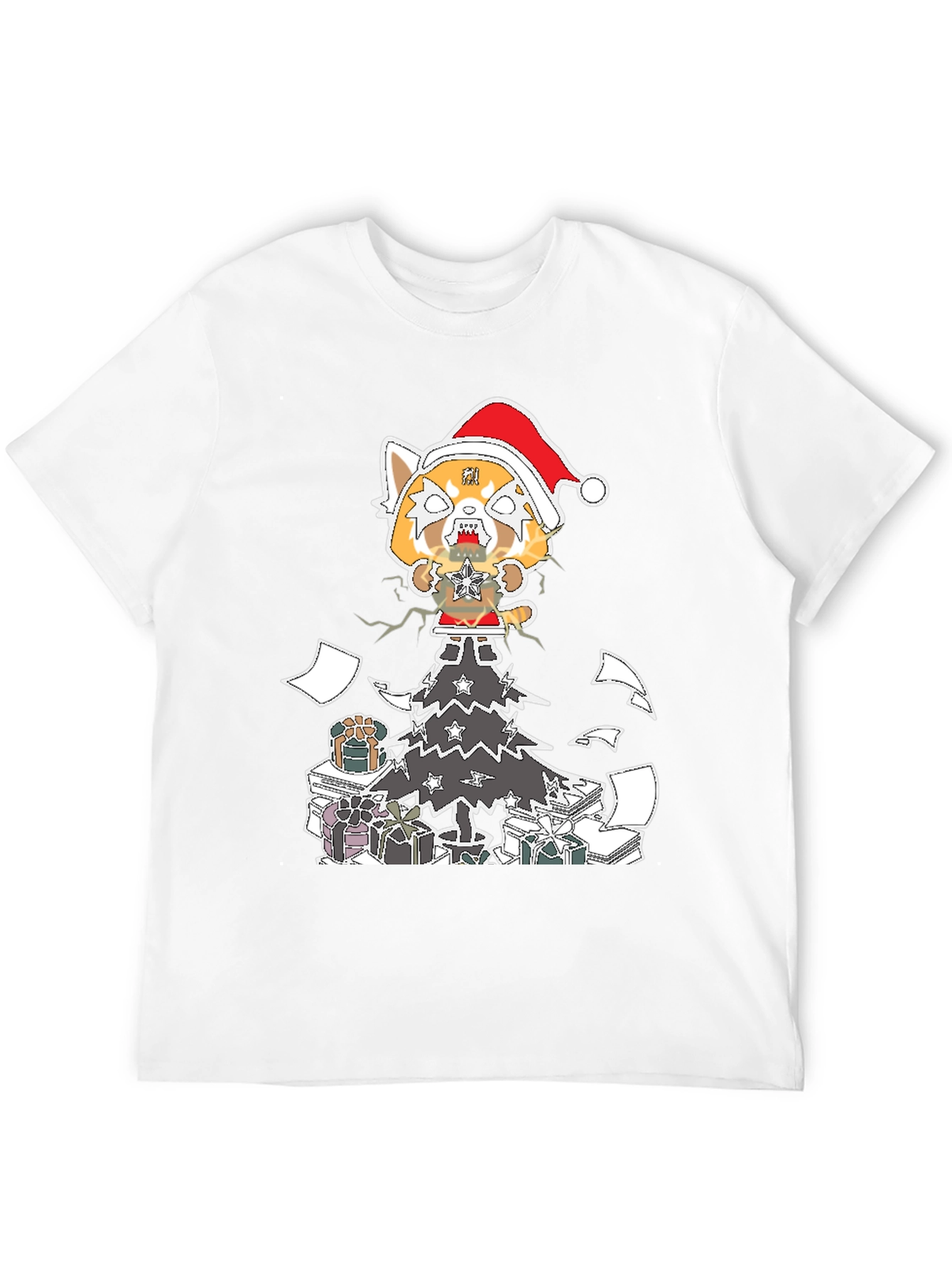 Aggretsuko Christmas T-Shirt - Heavy Metal Holiday