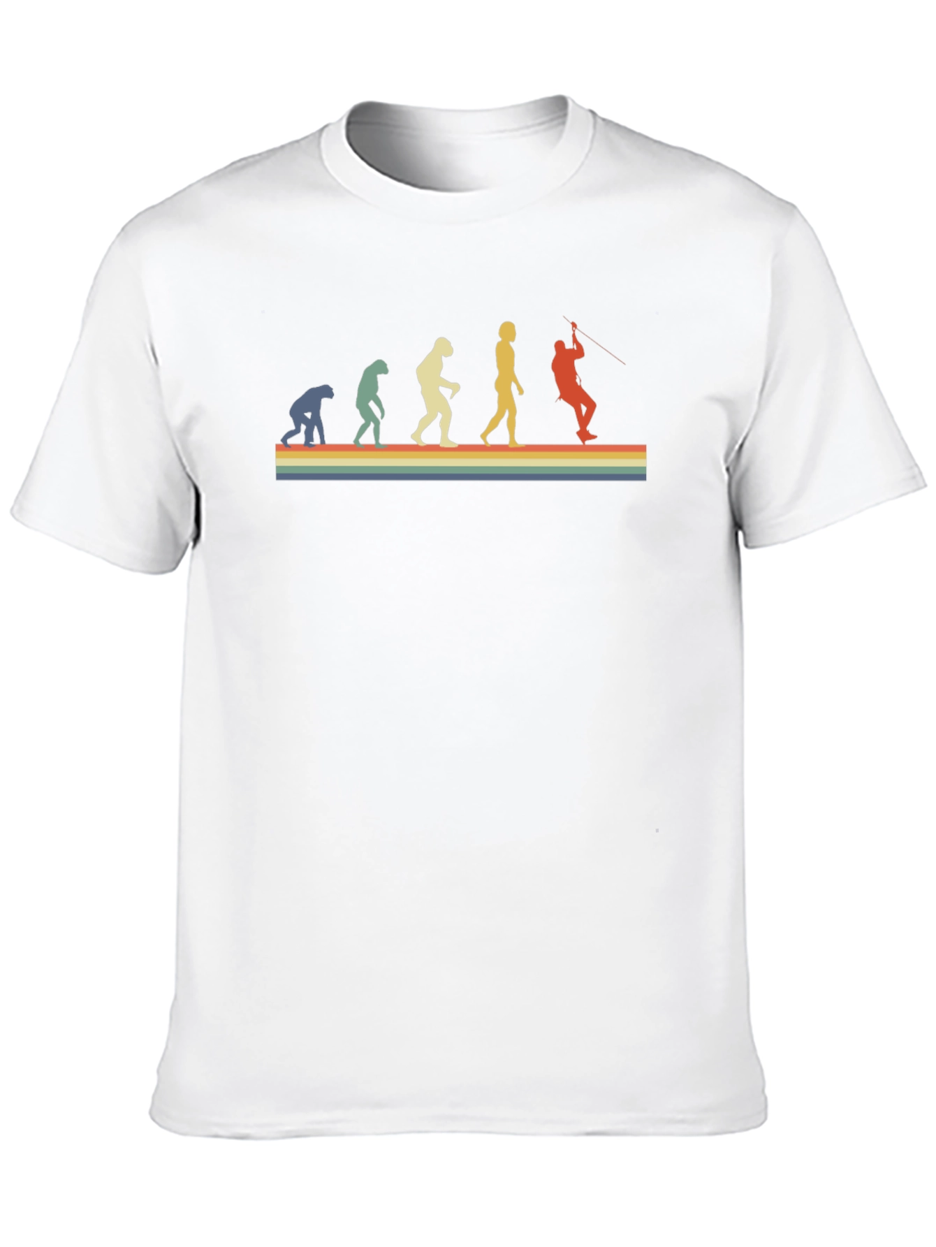 Evolution of Zip Lining T-Shirt
