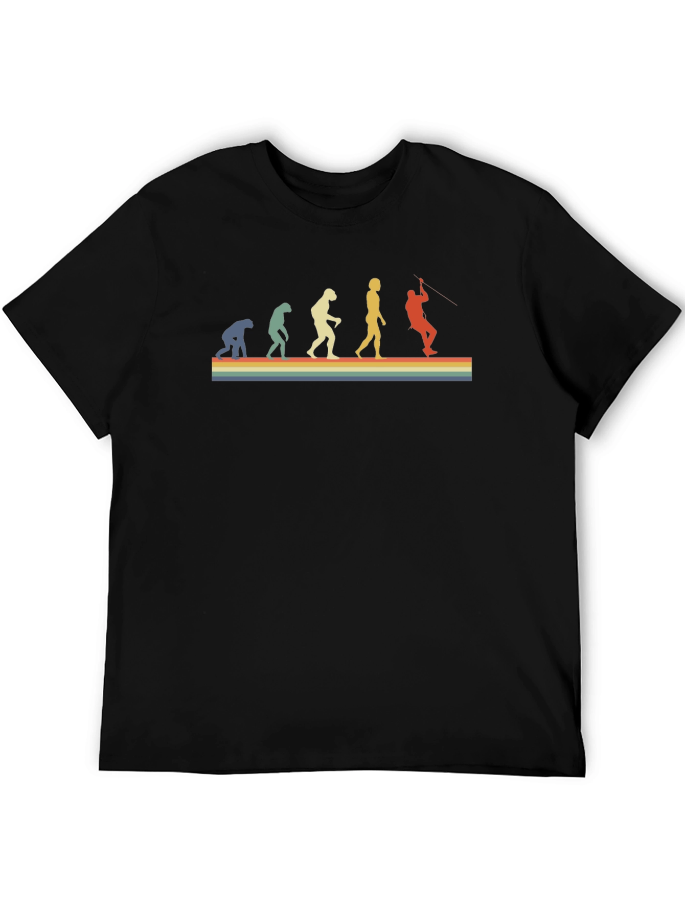 Evolution of Zip Lining T-Shirt