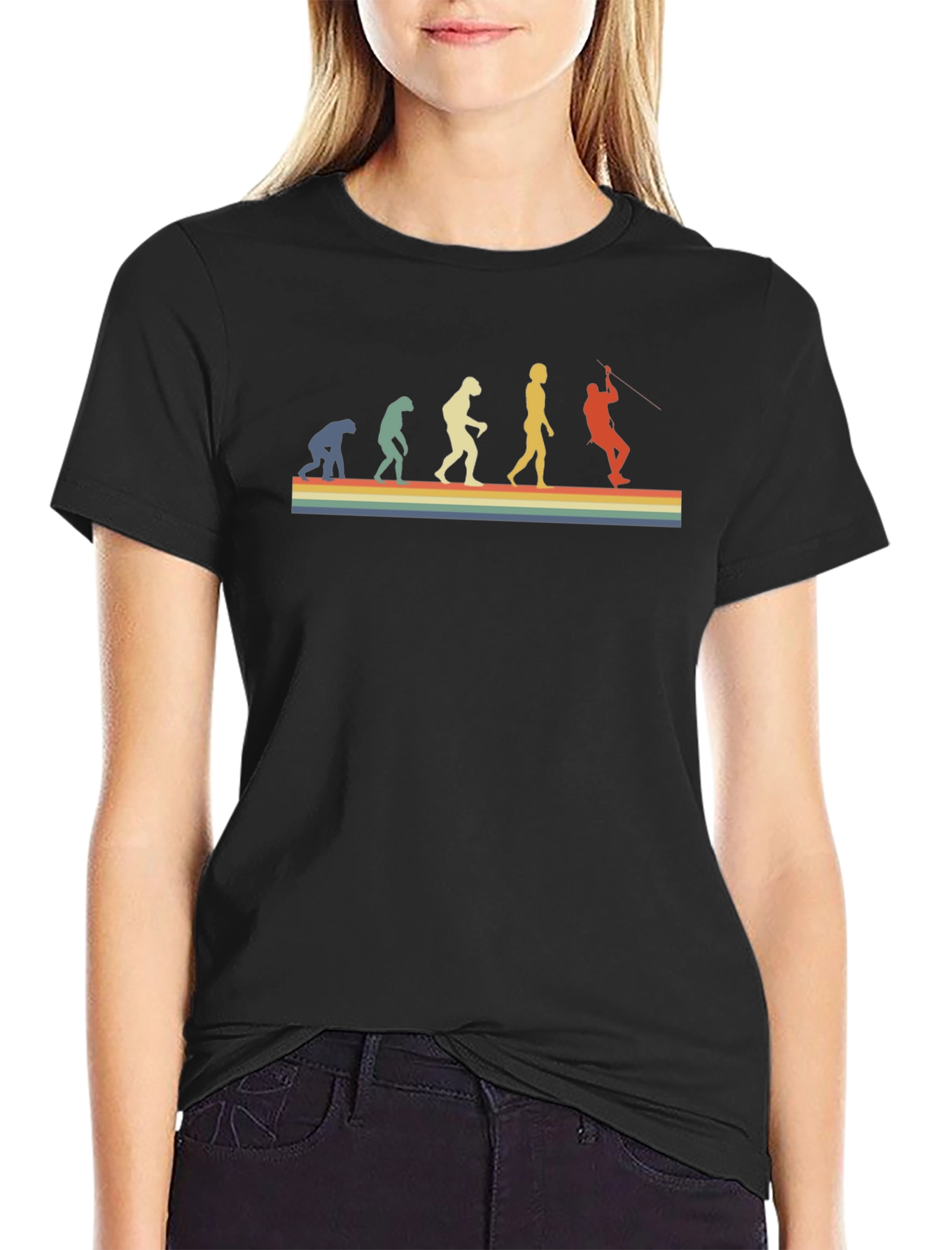 Evolution of Zip Lining T-Shirt