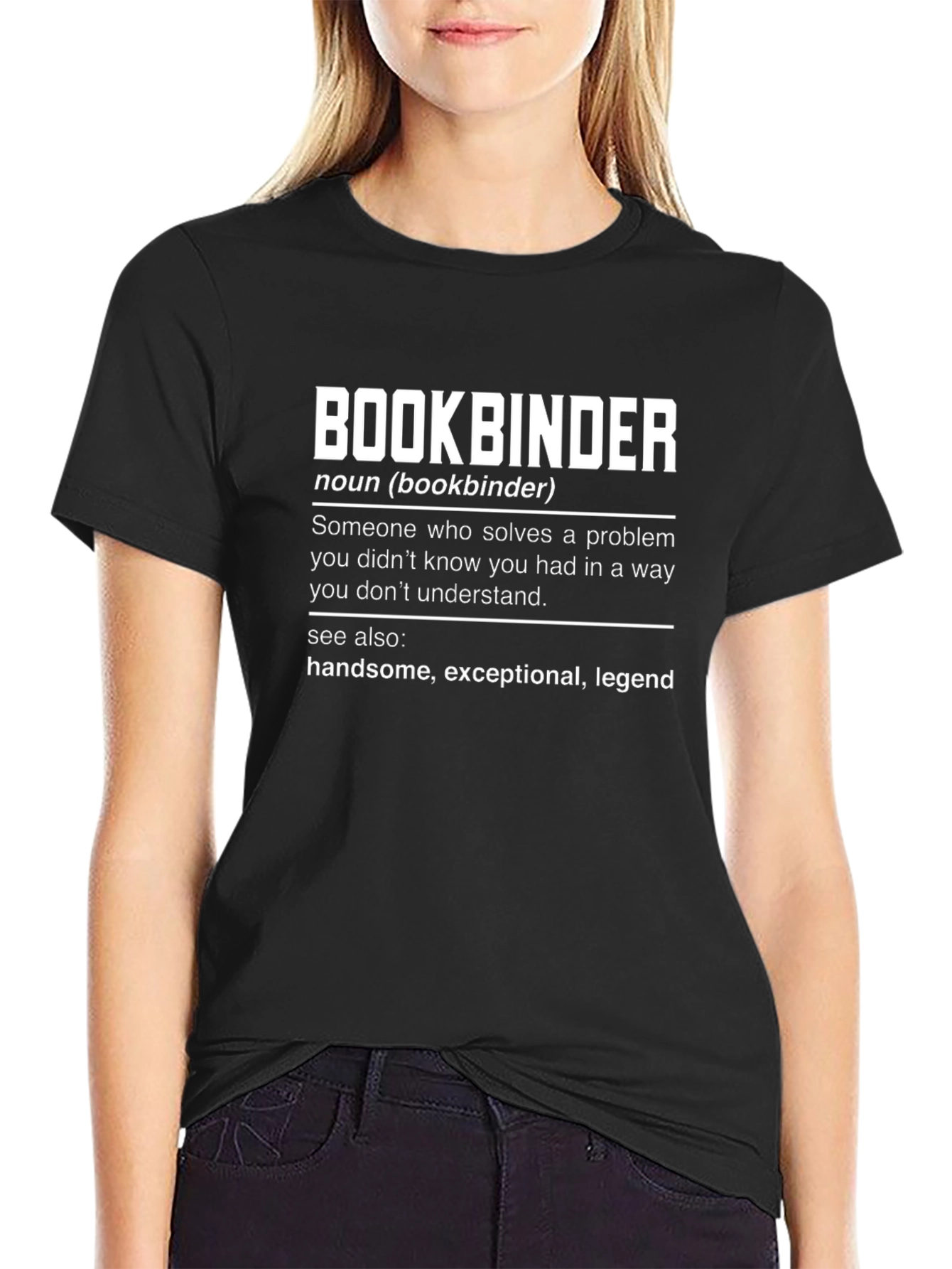 Bookbinder Definition T-Shirt - Funny Gift