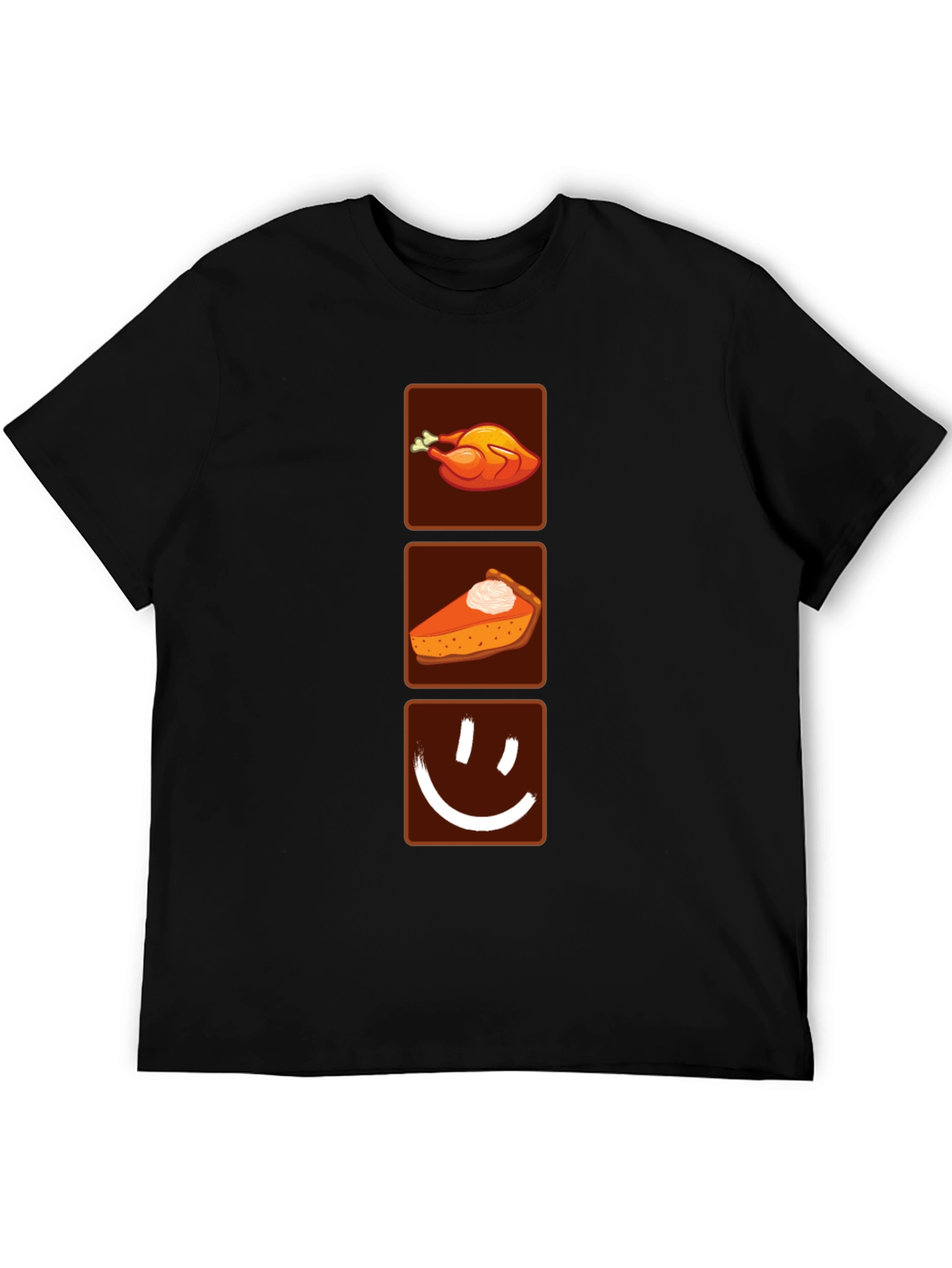 Thanksgiving Menu T-Shirt - Turkey Pie Happy