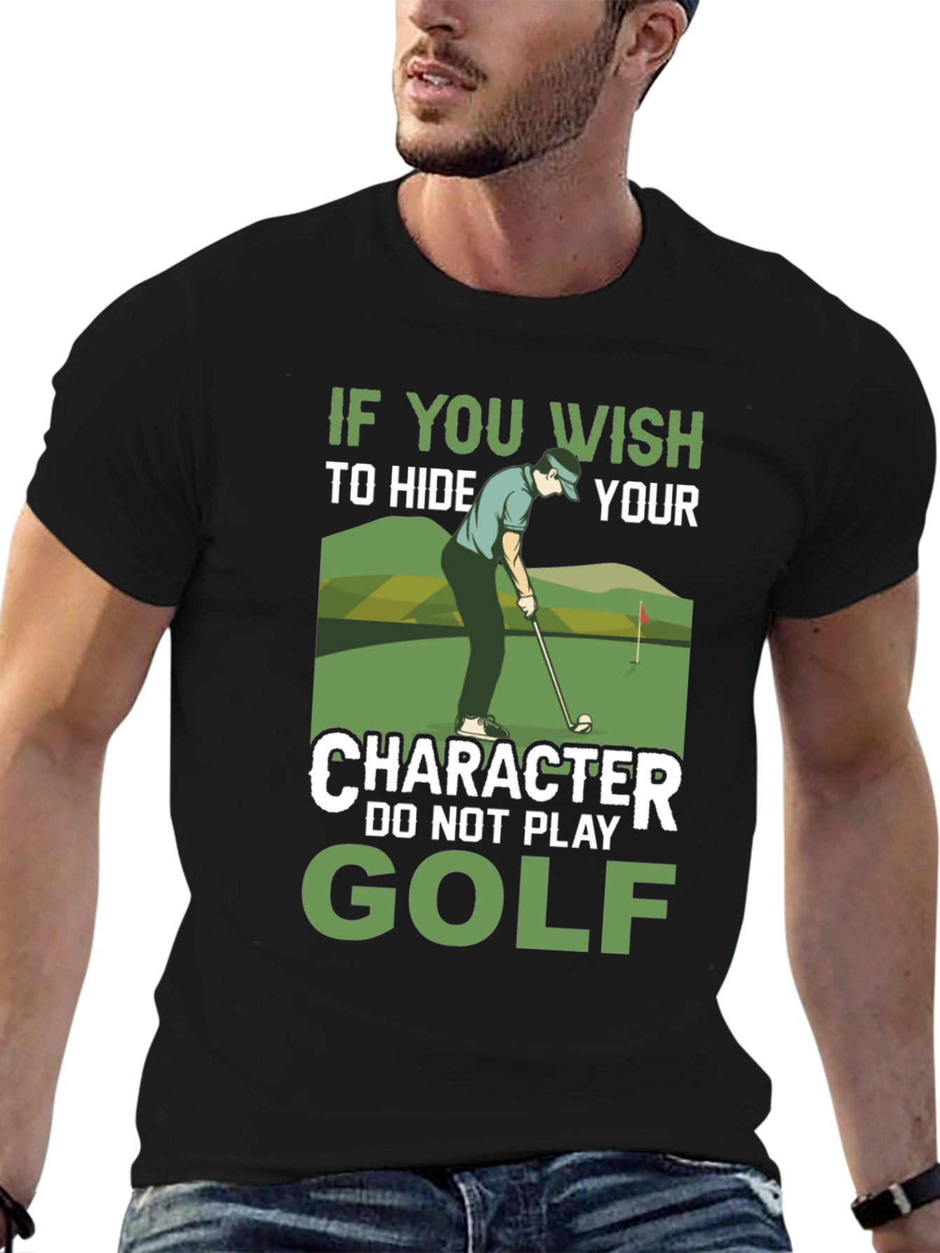 Golf Character T-Shirt