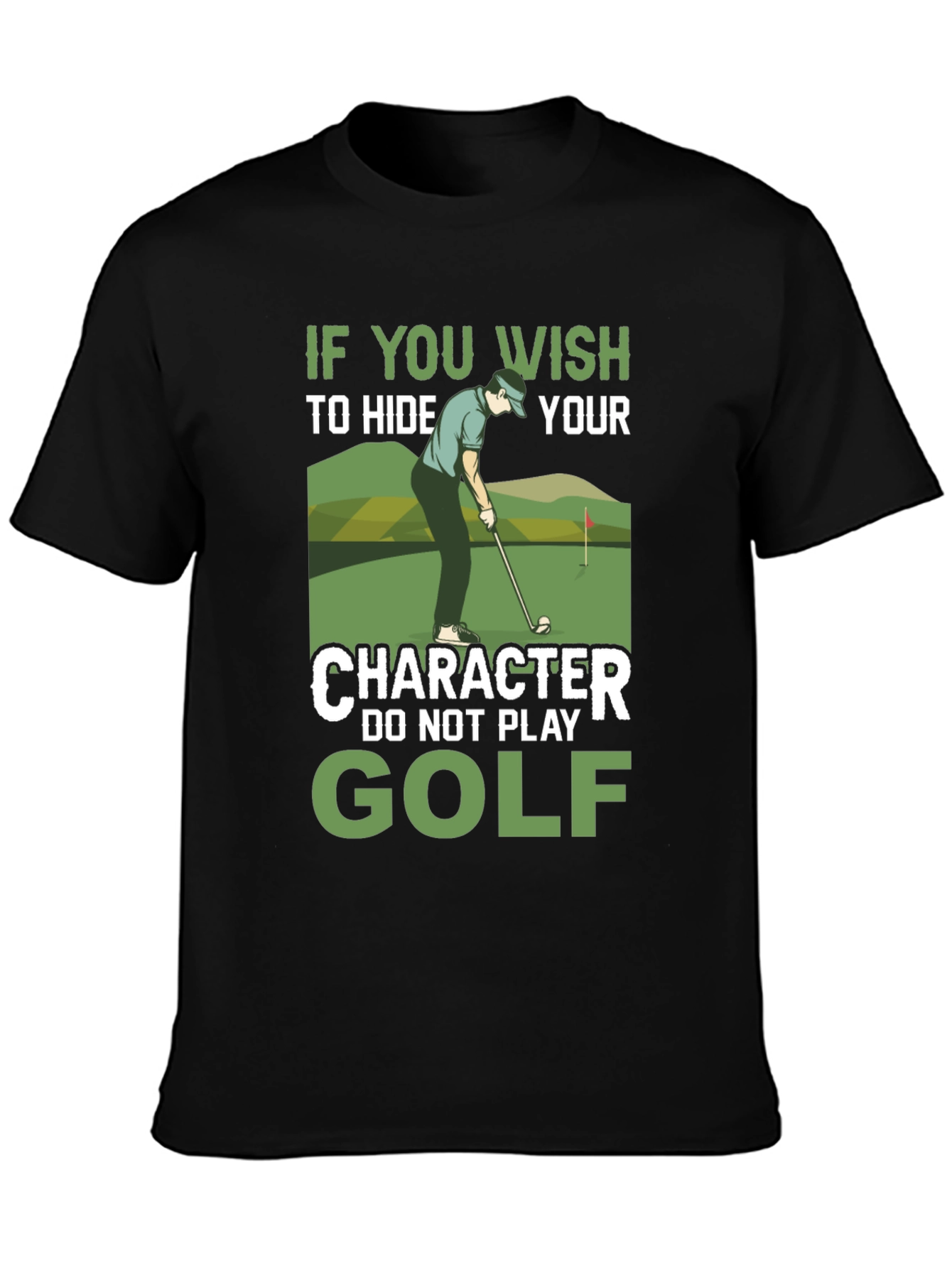 Golf Character T-Shirt
