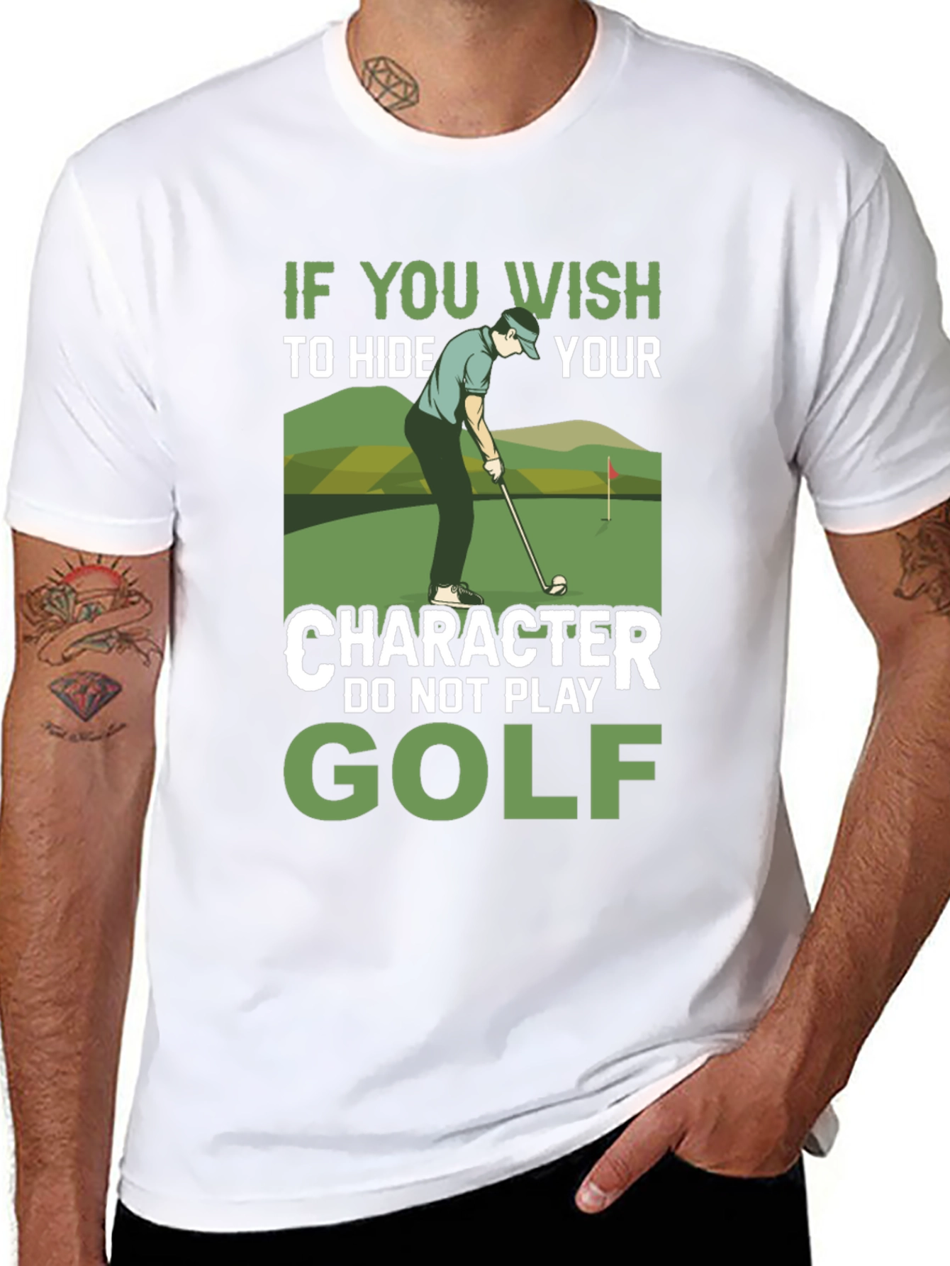 Golf Character T-Shirt