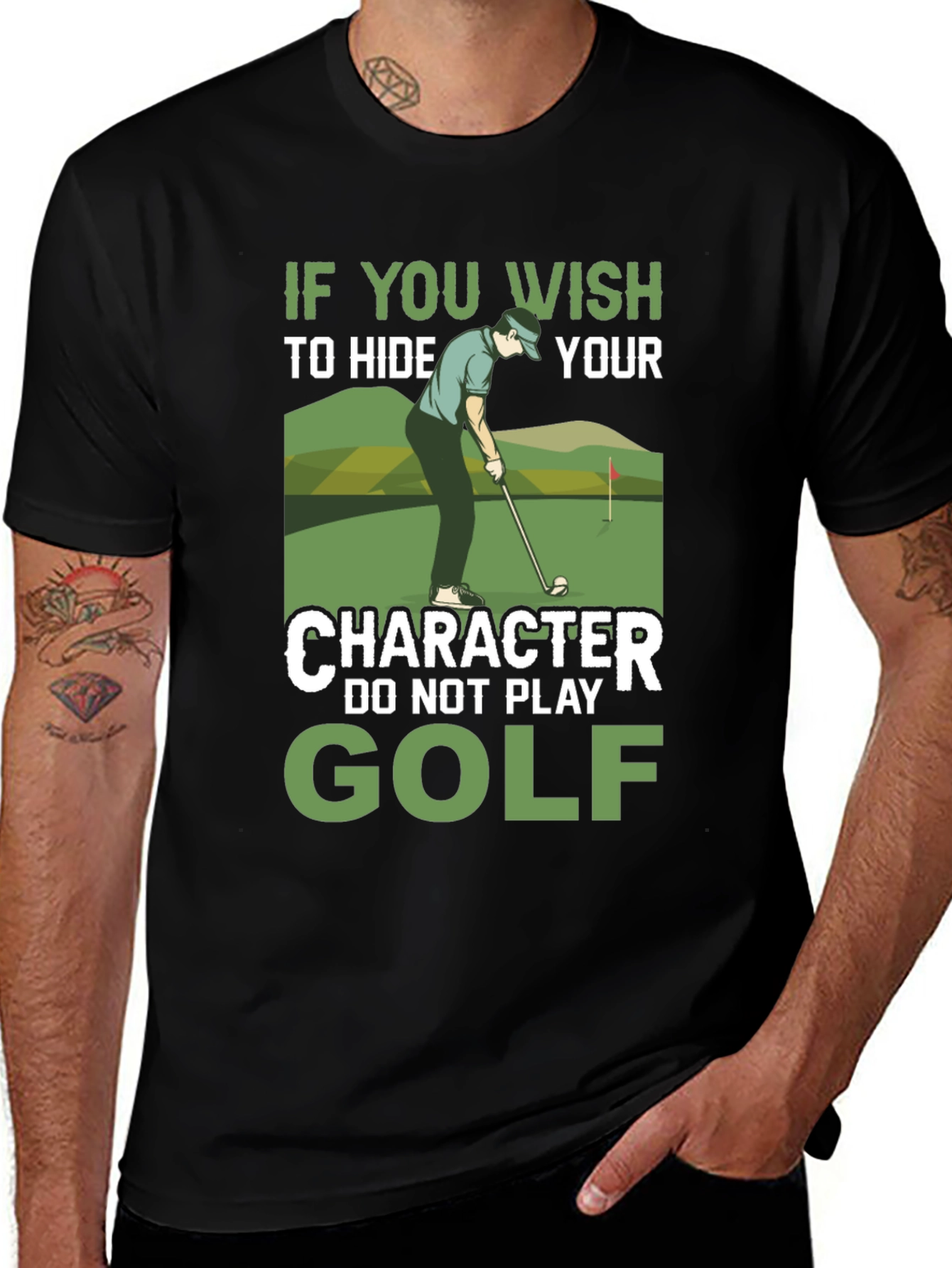 Golf Character T-Shirt