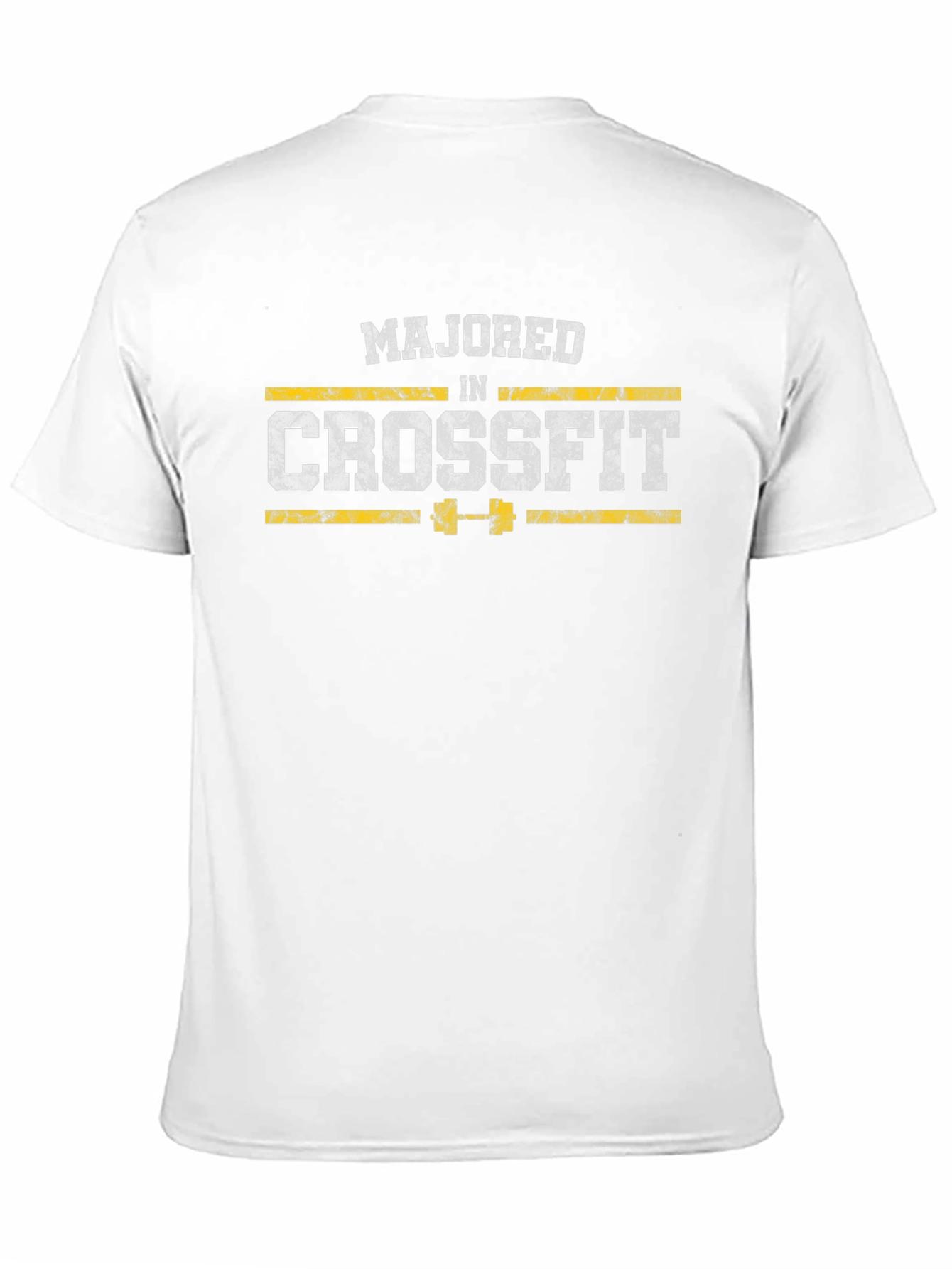 Majored in Crossfit Black Graphic T-Shirt