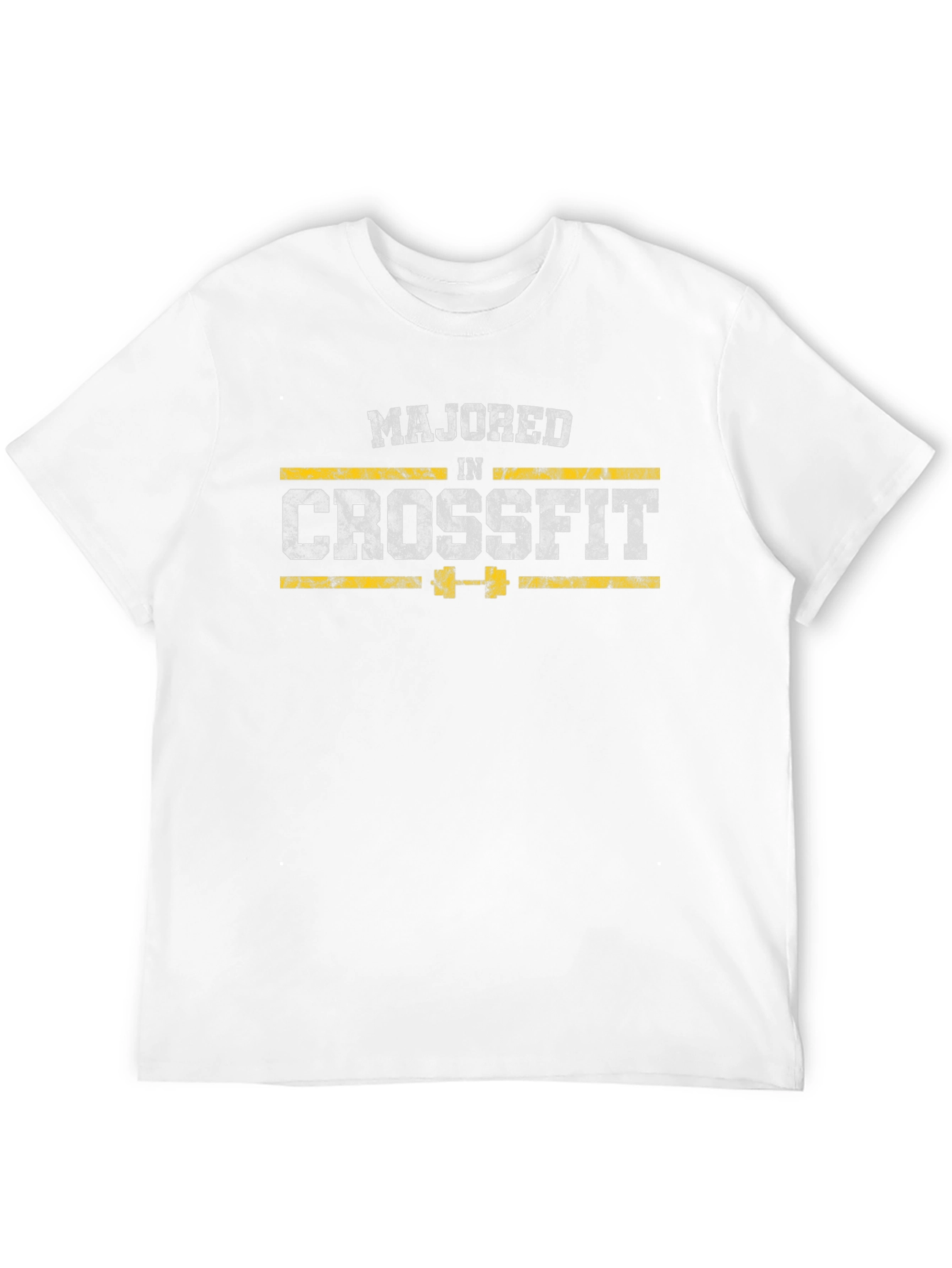 Majored in Crossfit Black Graphic T-Shirt