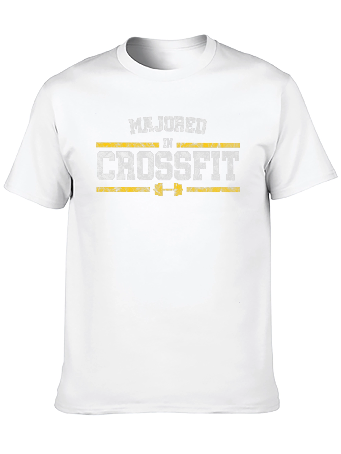 Majored in Crossfit Black Graphic T-Shirt