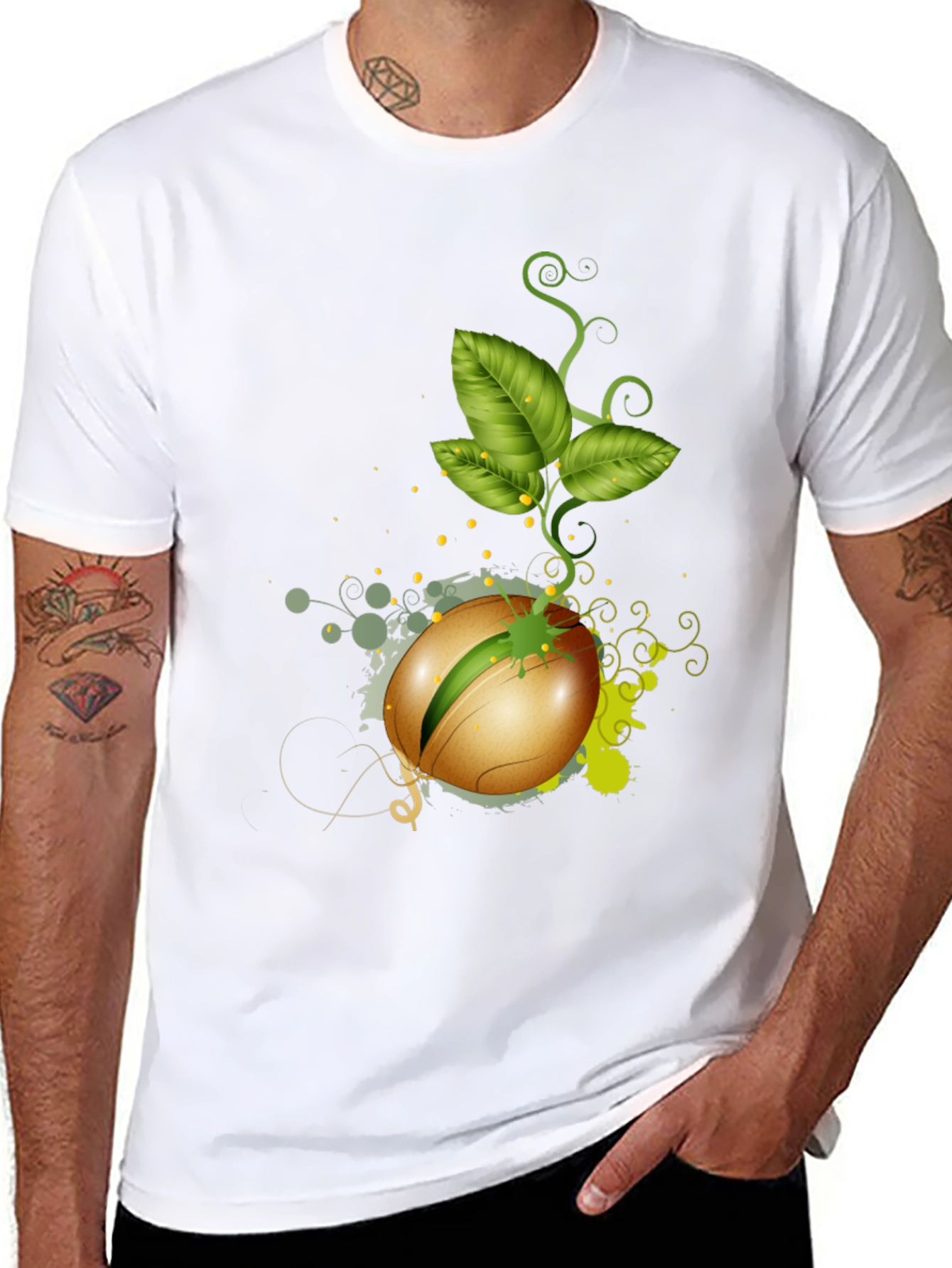 Nature Sprout Graphic T-Shirt
