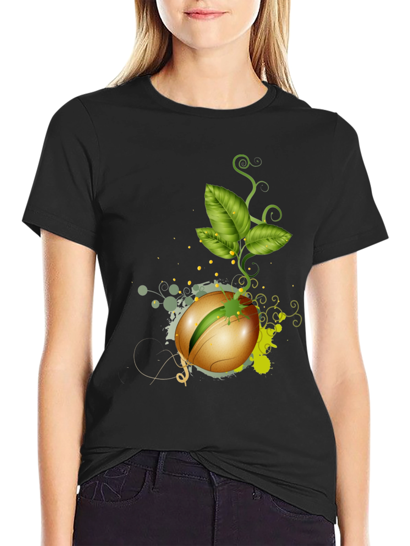 Nature Sprout Graphic T-Shirt