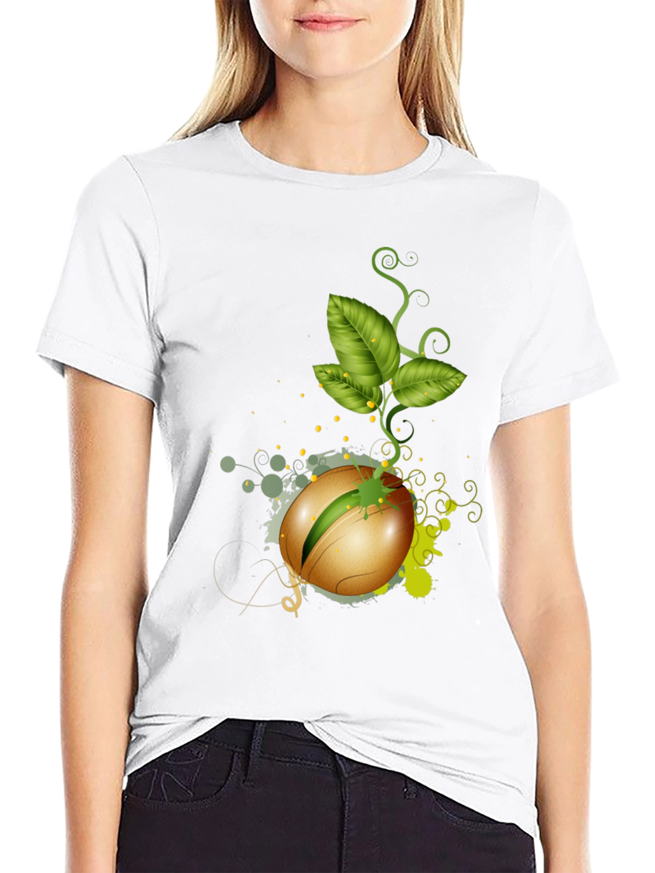 Nature Sprout Graphic T-Shirt