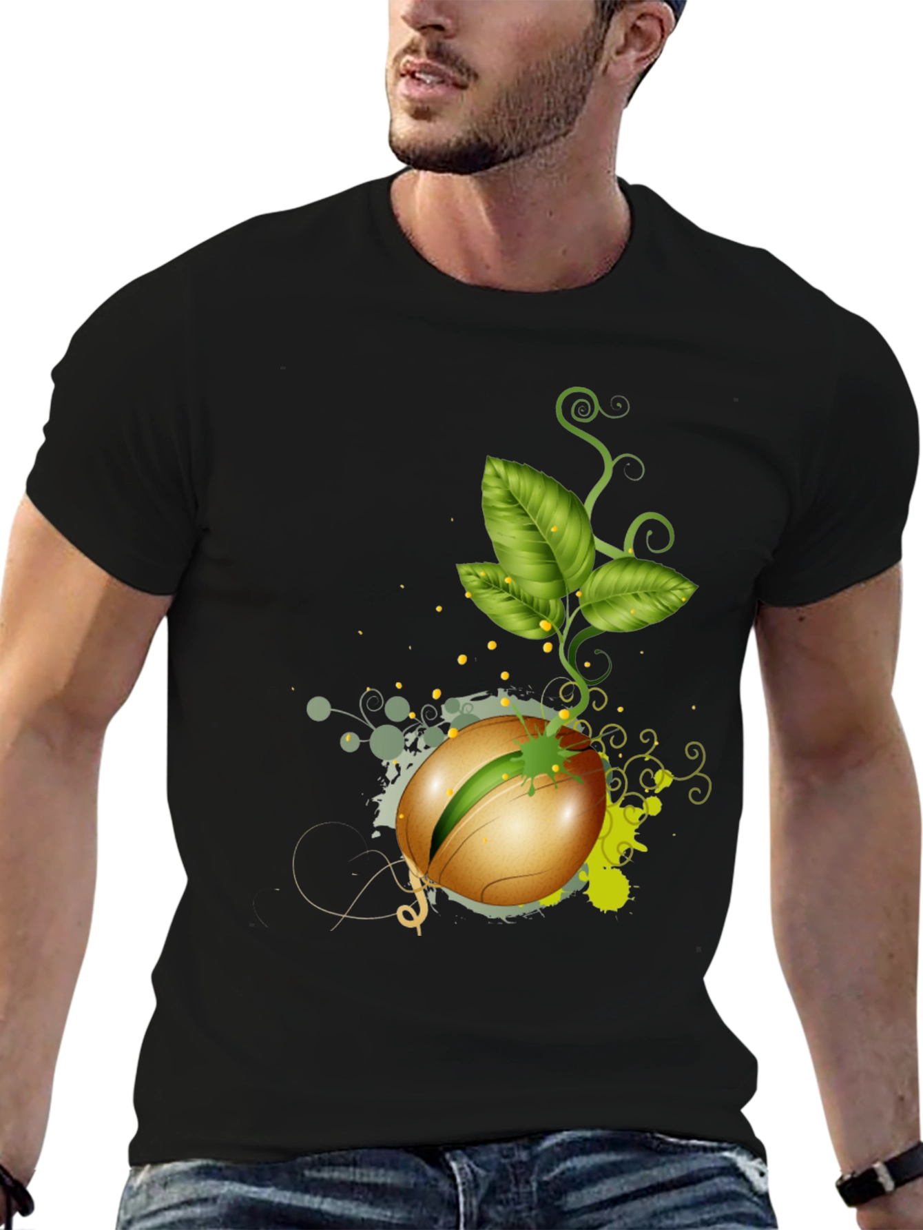Nature Sprout Graphic T-Shirt