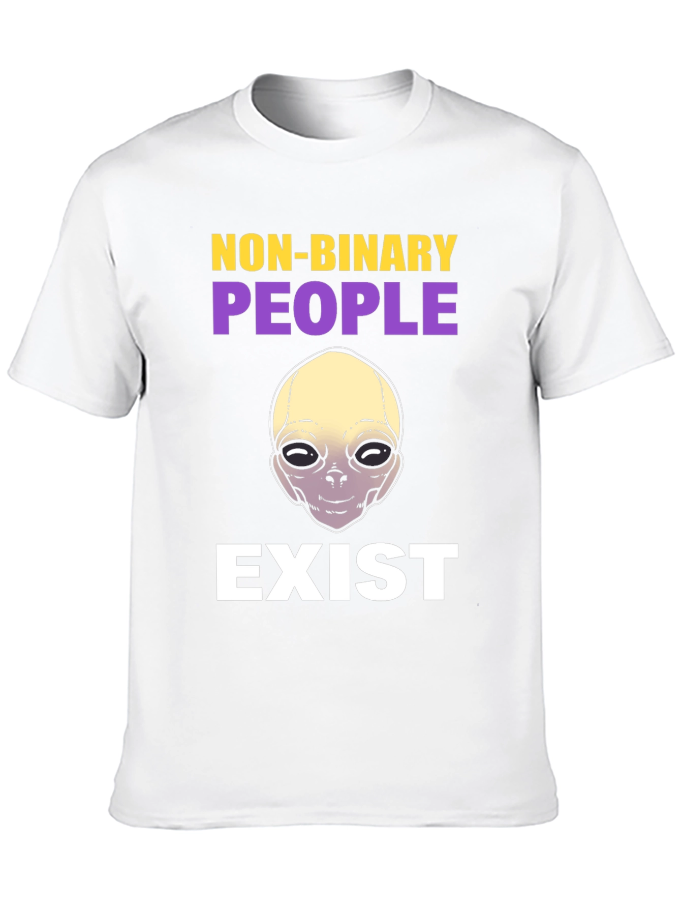 Non-Binary Alien T-Shirt - Unisex Pride Apparel
