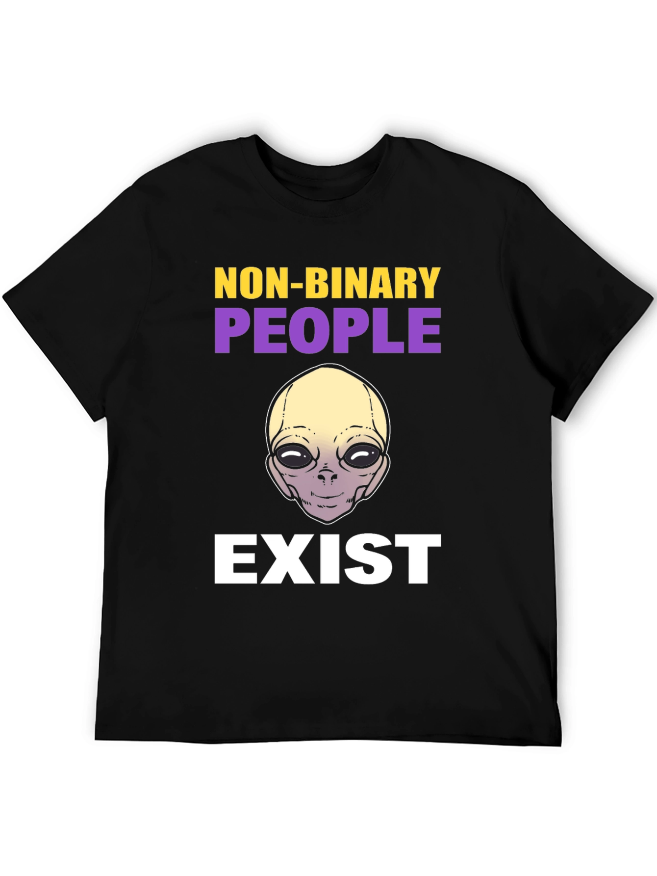 Non-Binary Alien T-Shirt - Unisex Pride Apparel