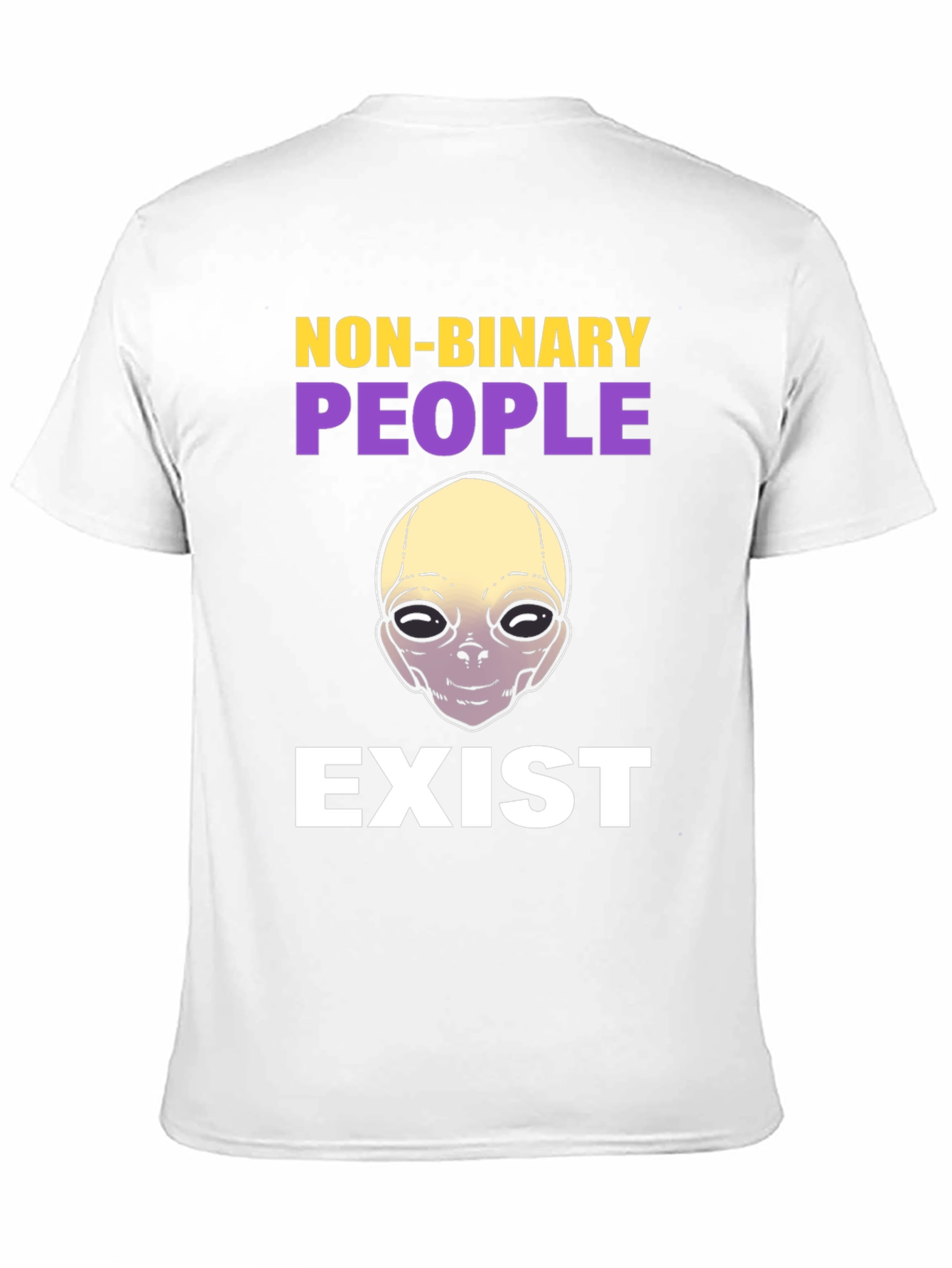Non-Binary Alien T-Shirt - Unisex Pride Apparel