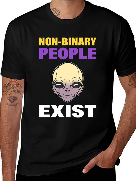Non-Binary Alien T-Shirt - Unisex Pride Apparel