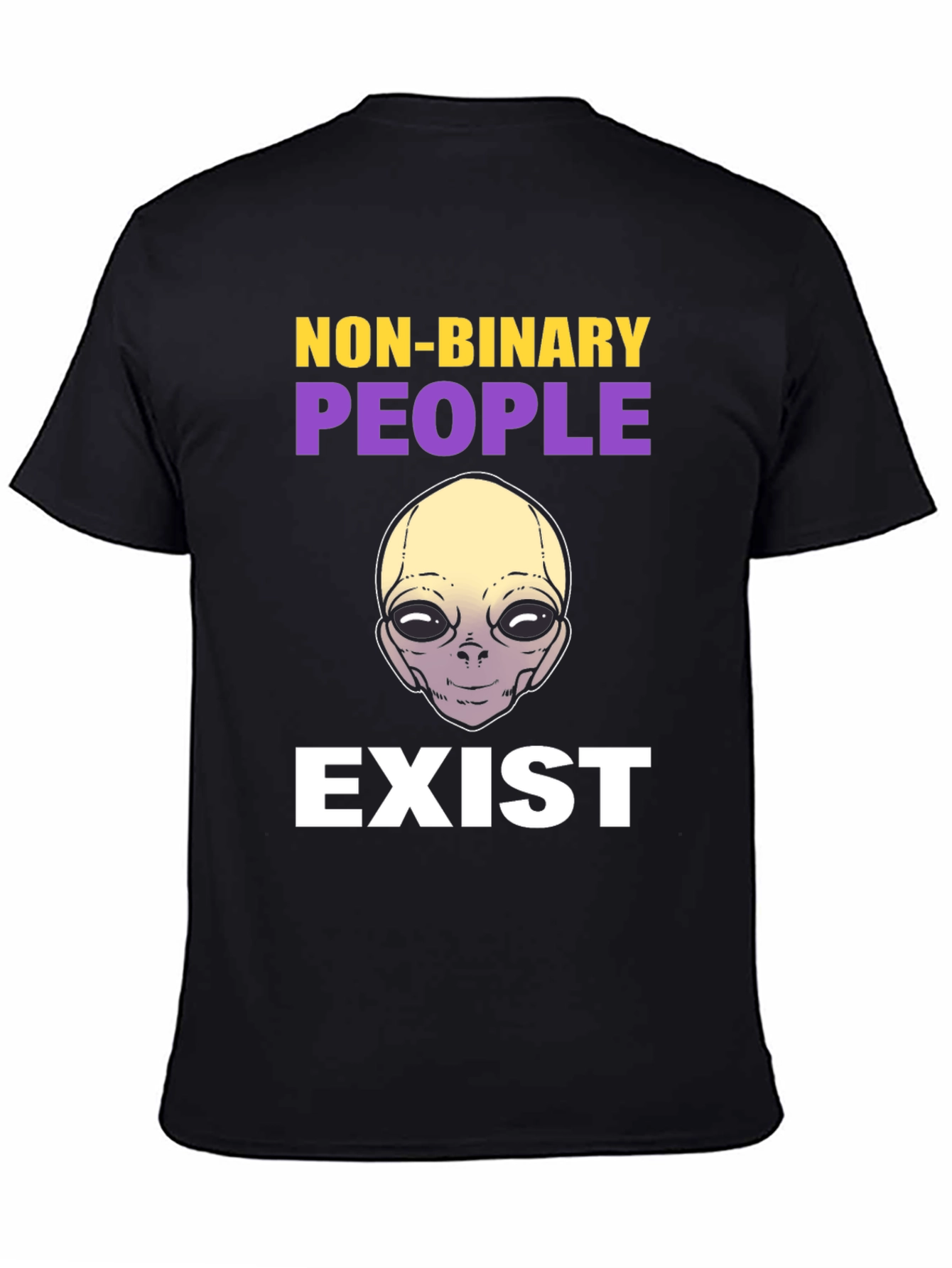 Non-Binary Alien T-Shirt - Unisex Pride Apparel