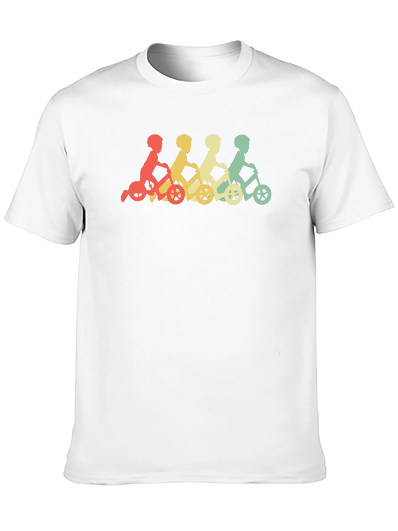 Retro Kids on Tricycles Graphic Tee