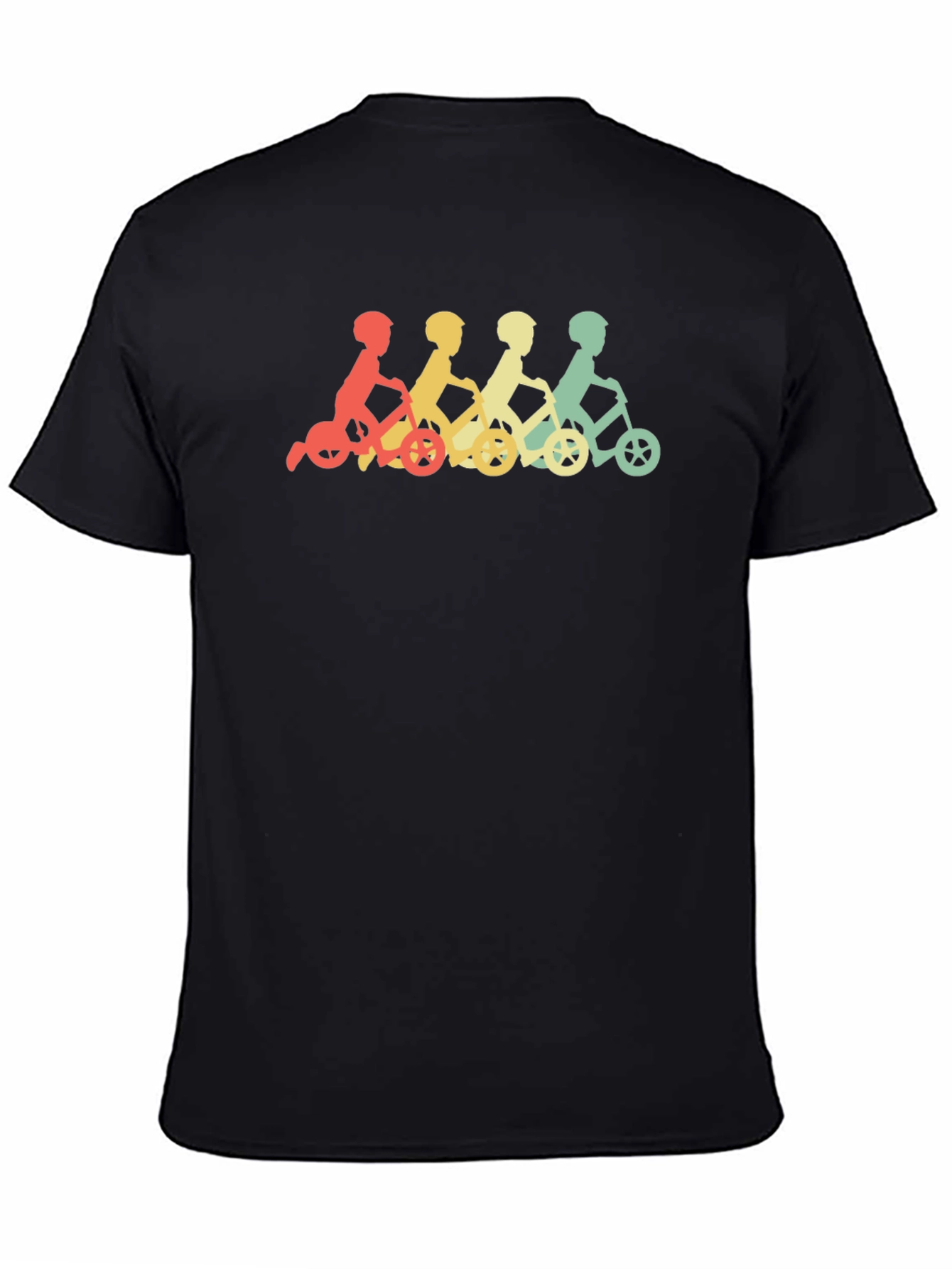Retro Kids on Tricycles Graphic Tee