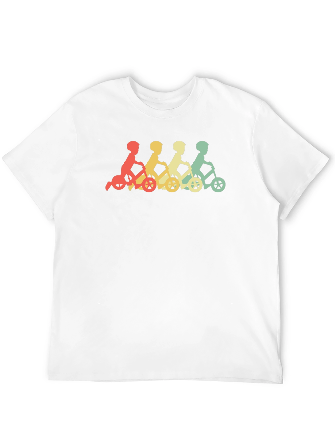 Retro Kids on Tricycles Graphic Tee