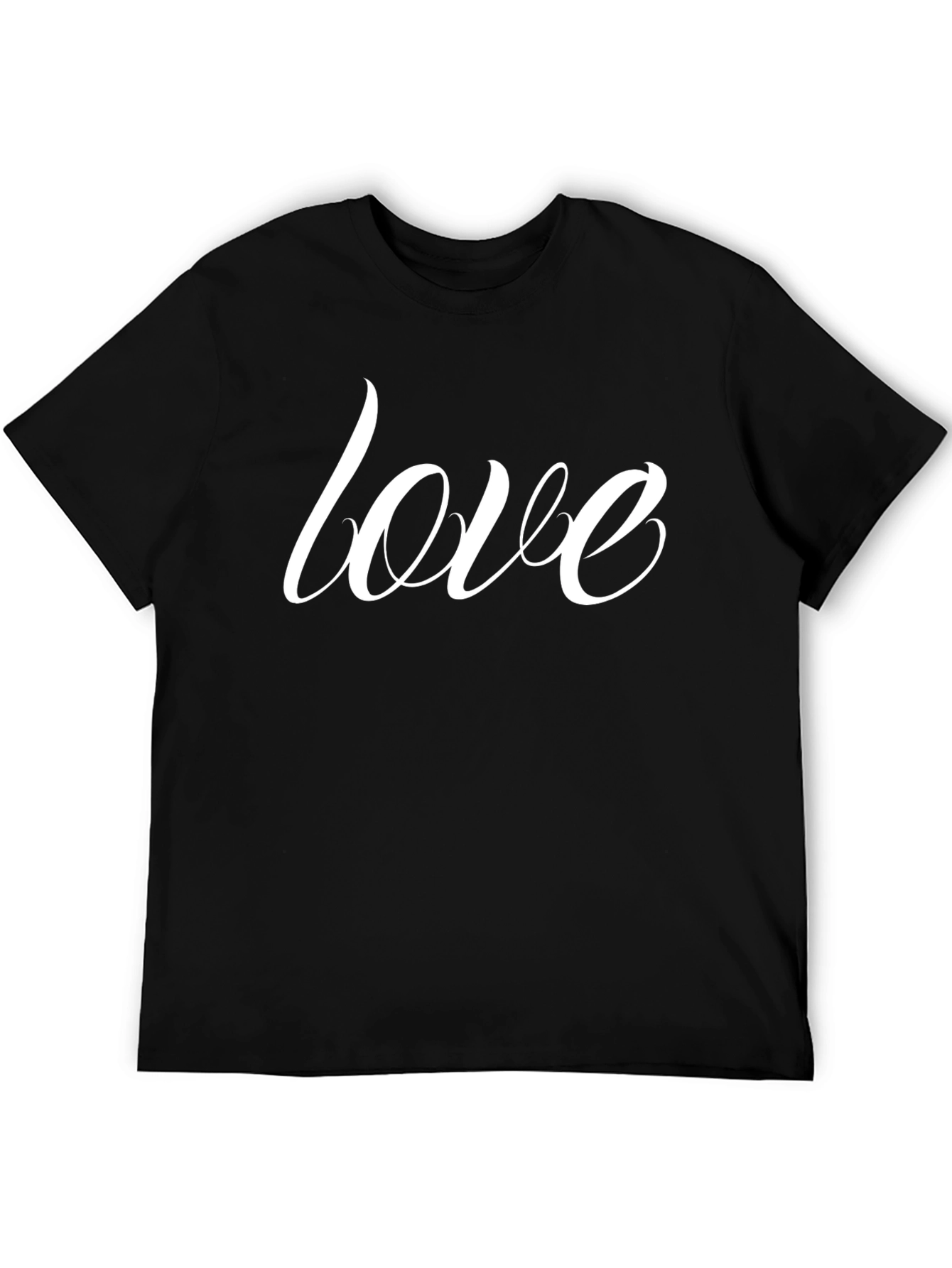 Love Graphic Black Tee - Stylish and Comfortable