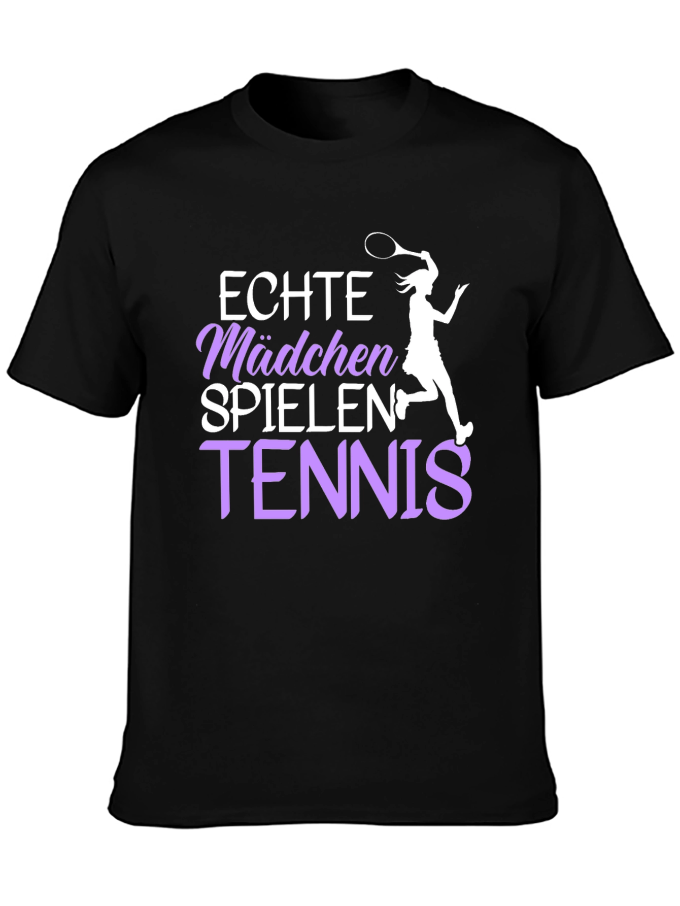 Echte Mädchen Tennis Graphic T-Shirt
