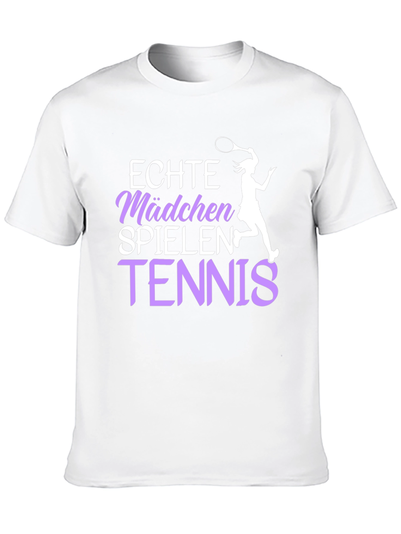 Echte Mädchen Tennis Graphic T-Shirt