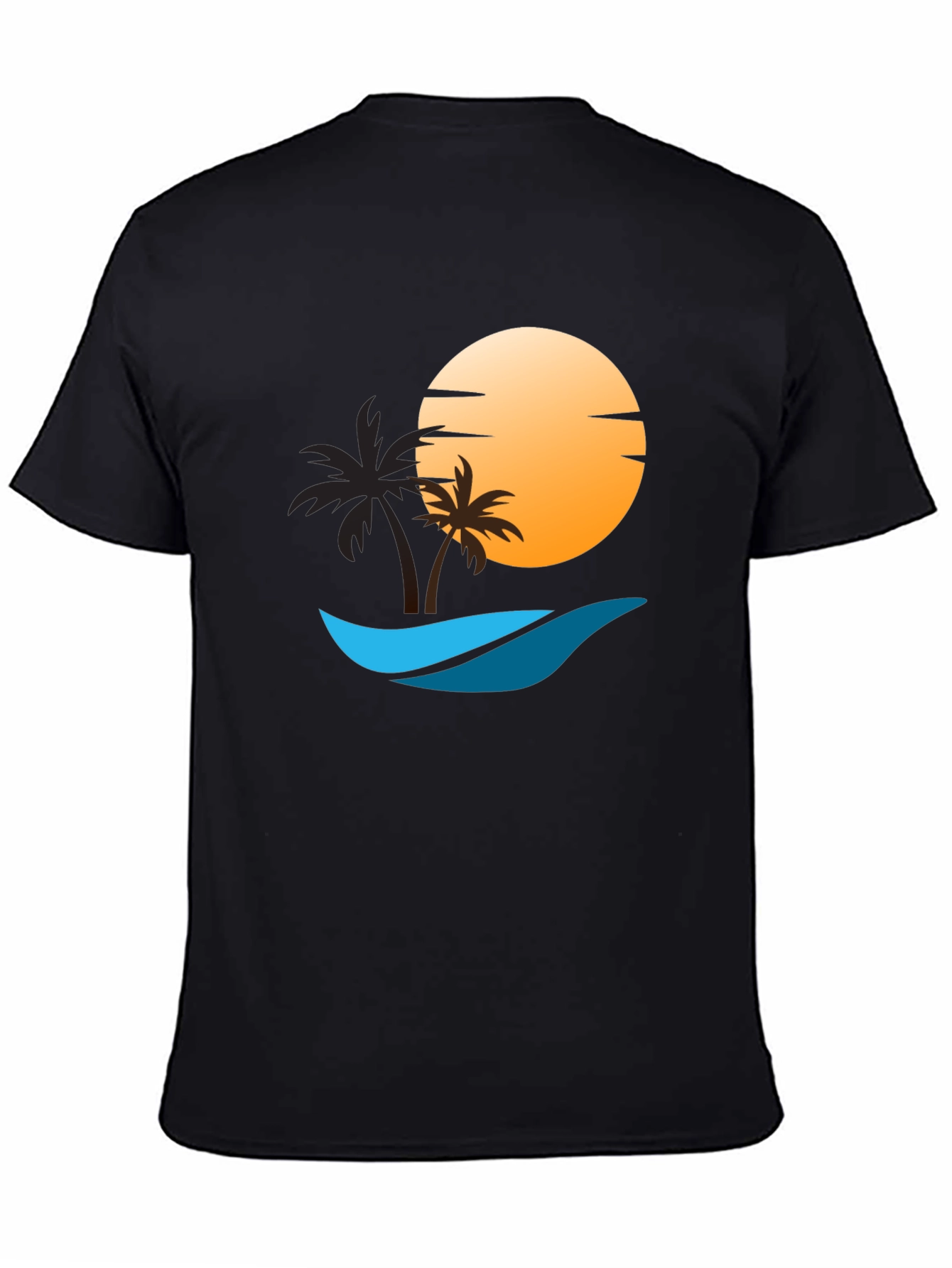 Sunset Beach Graphic T-Shirt