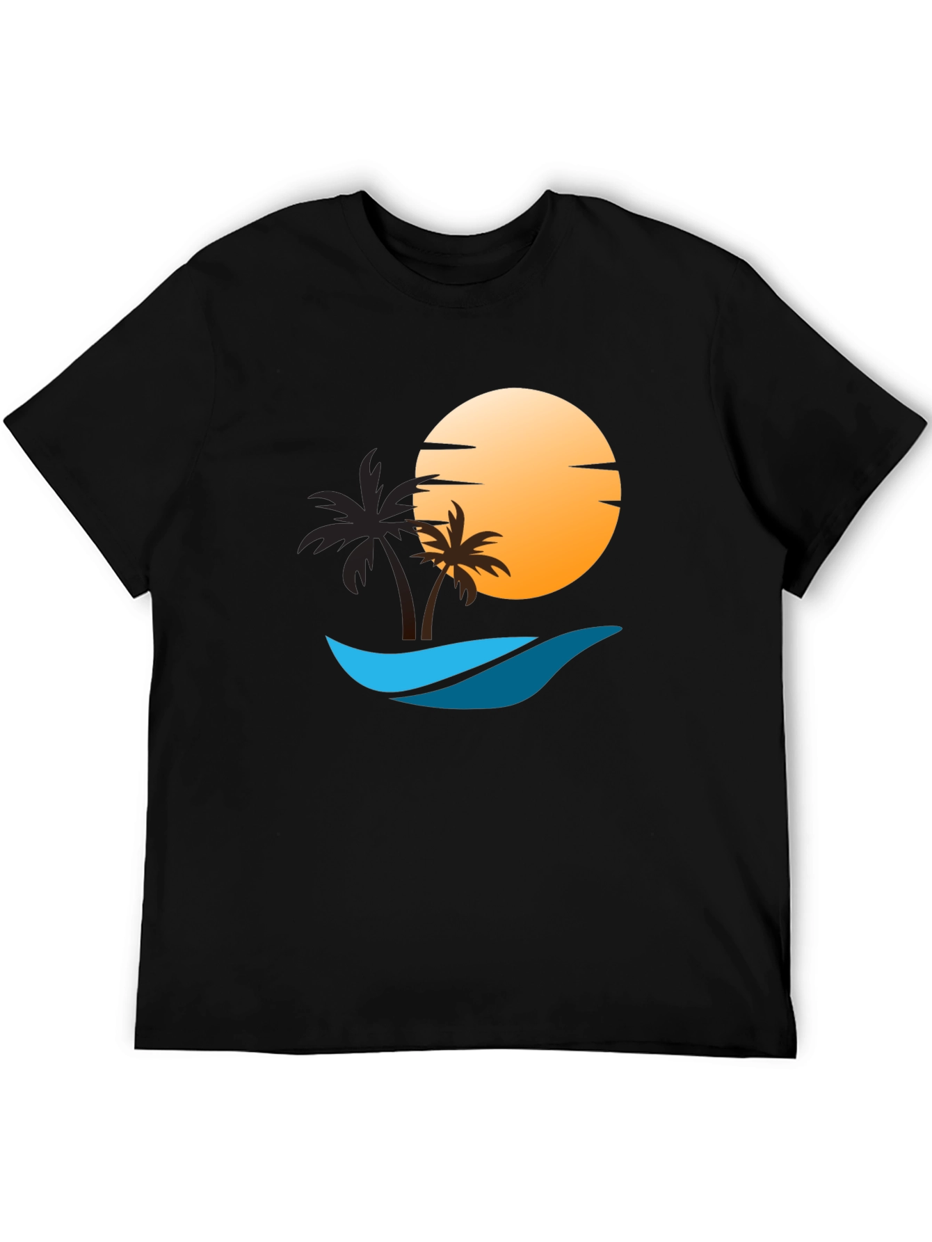 Sunset Beach Graphic T-Shirt