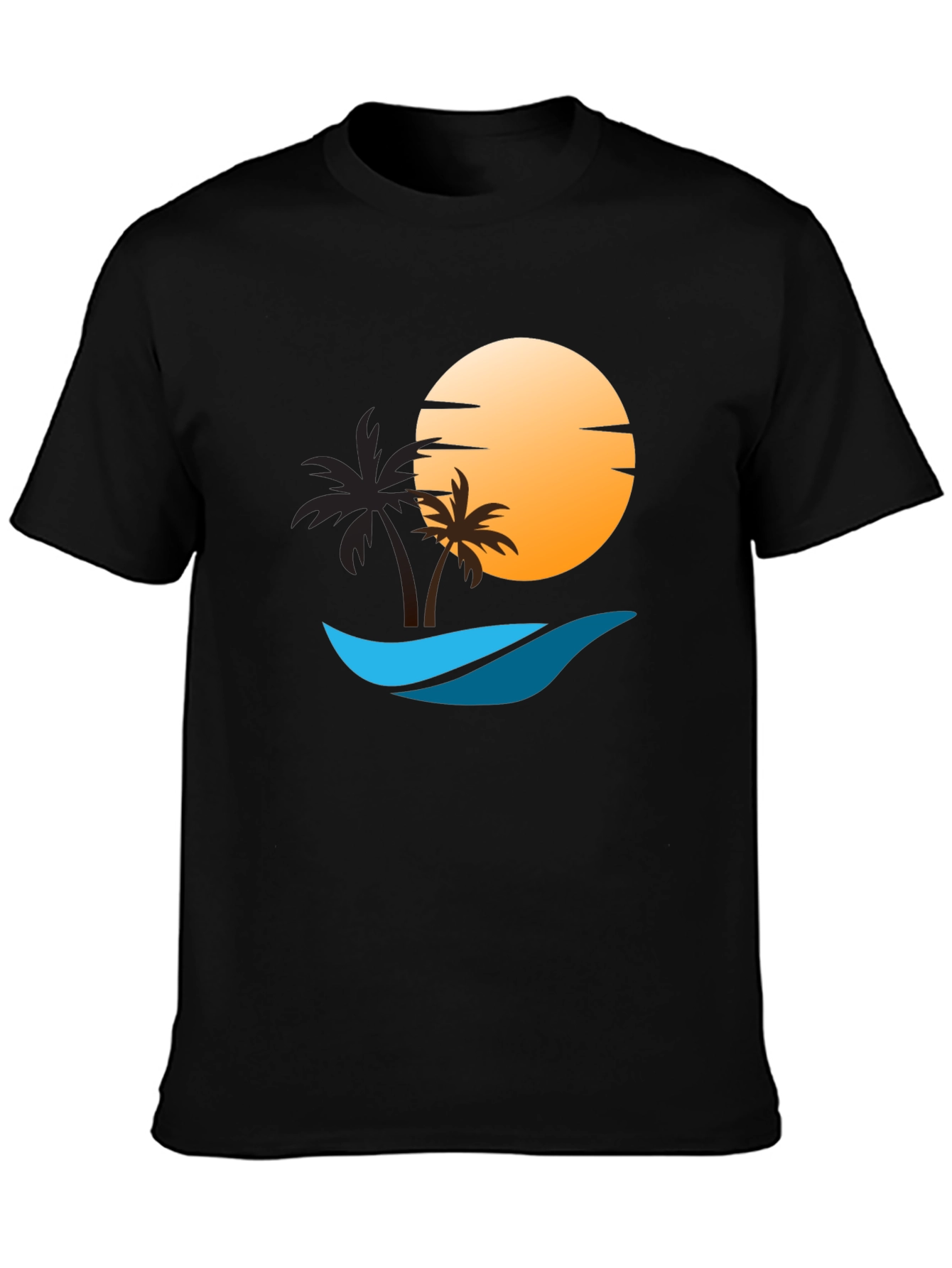 Sunset Beach Graphic T-Shirt