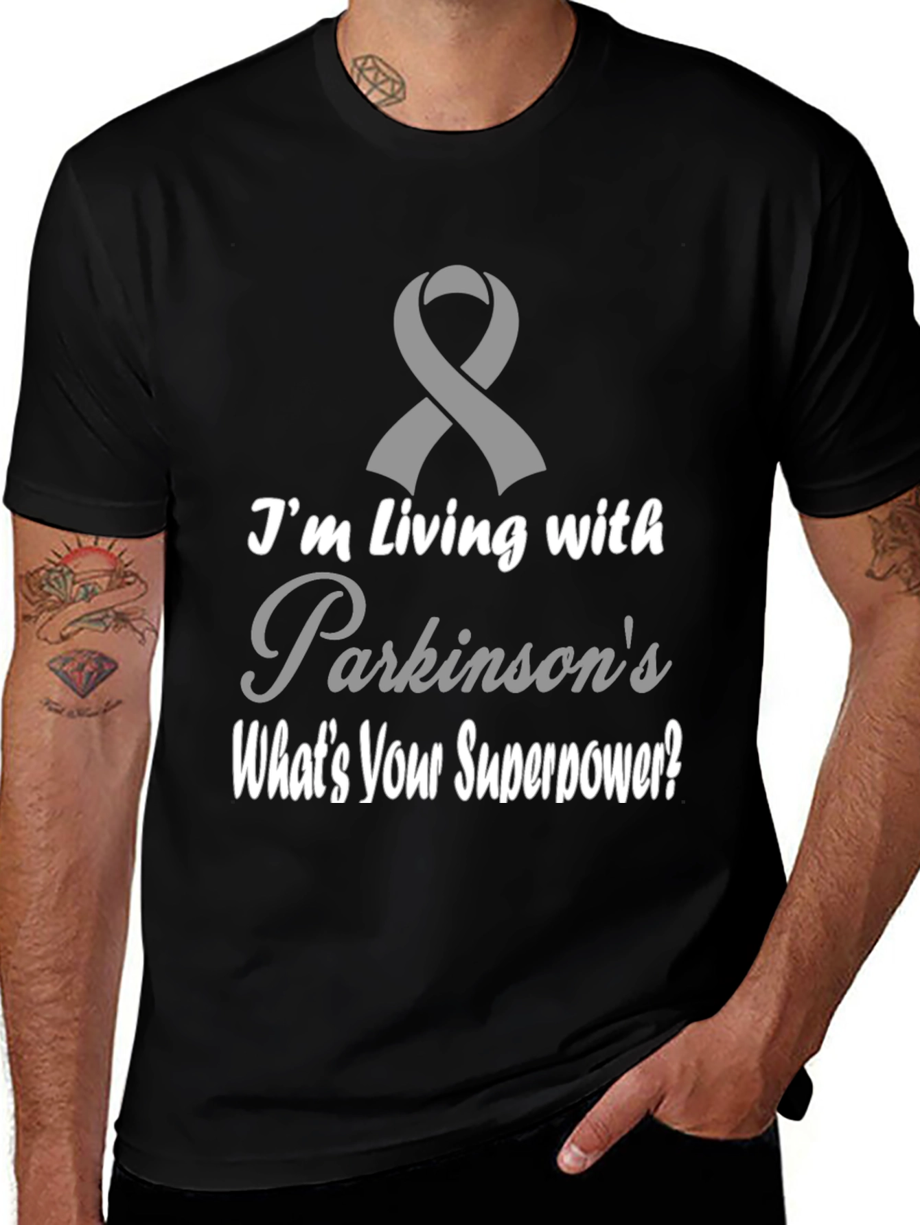 Parkinsons Awareness T-Shirt - Whats Your Superpower?