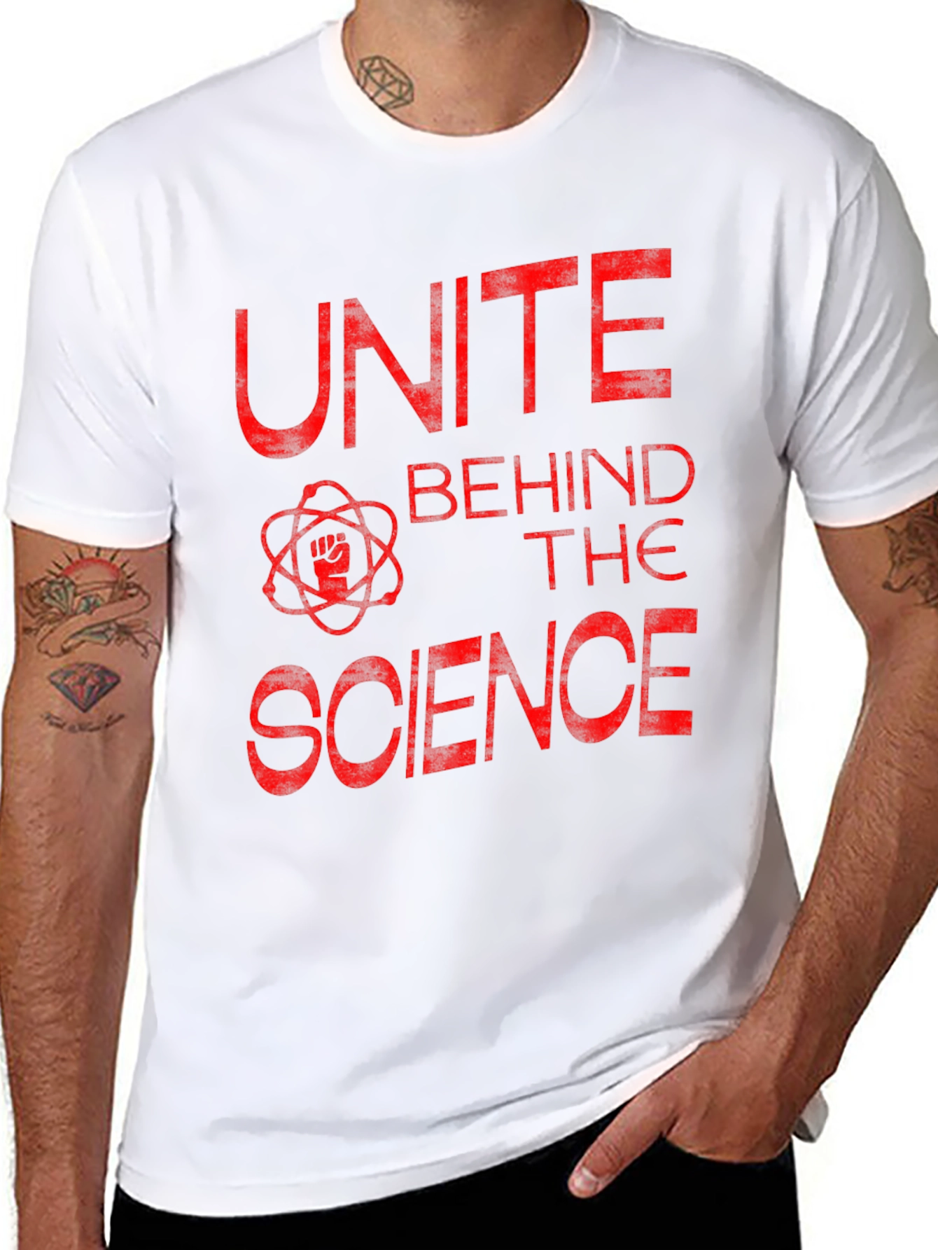 Unite Behind the Science Graphic T-Shirt