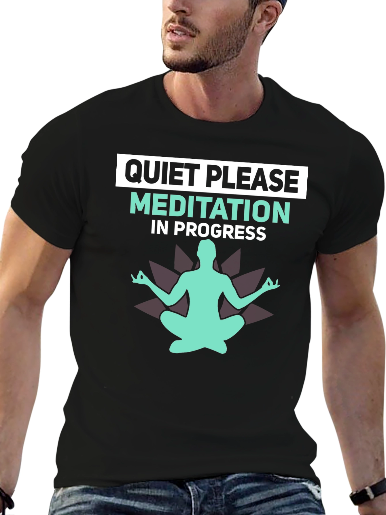 Quiet Please Meditation T-Shirt - Relax & Focus
