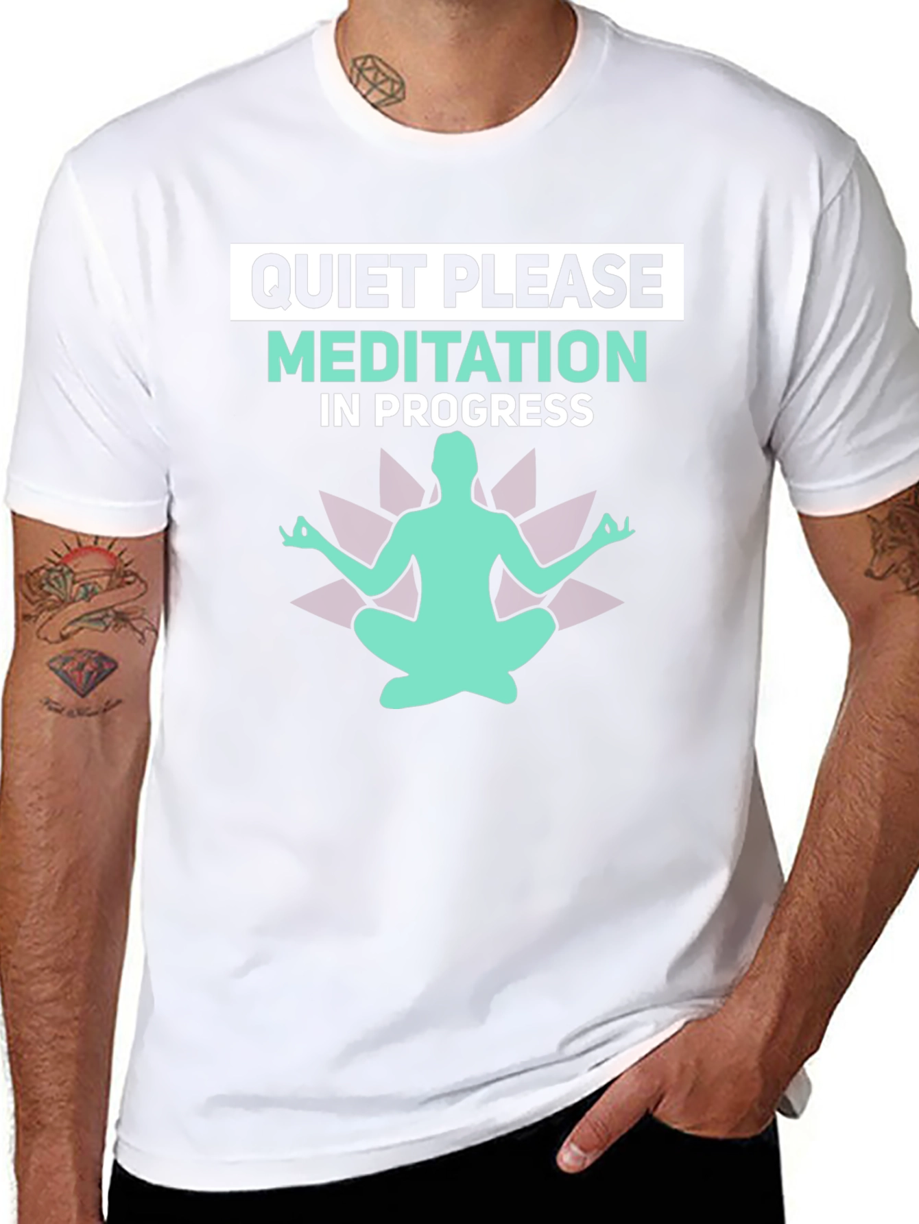 Quiet Please Meditation T-Shirt - Relax & Focus