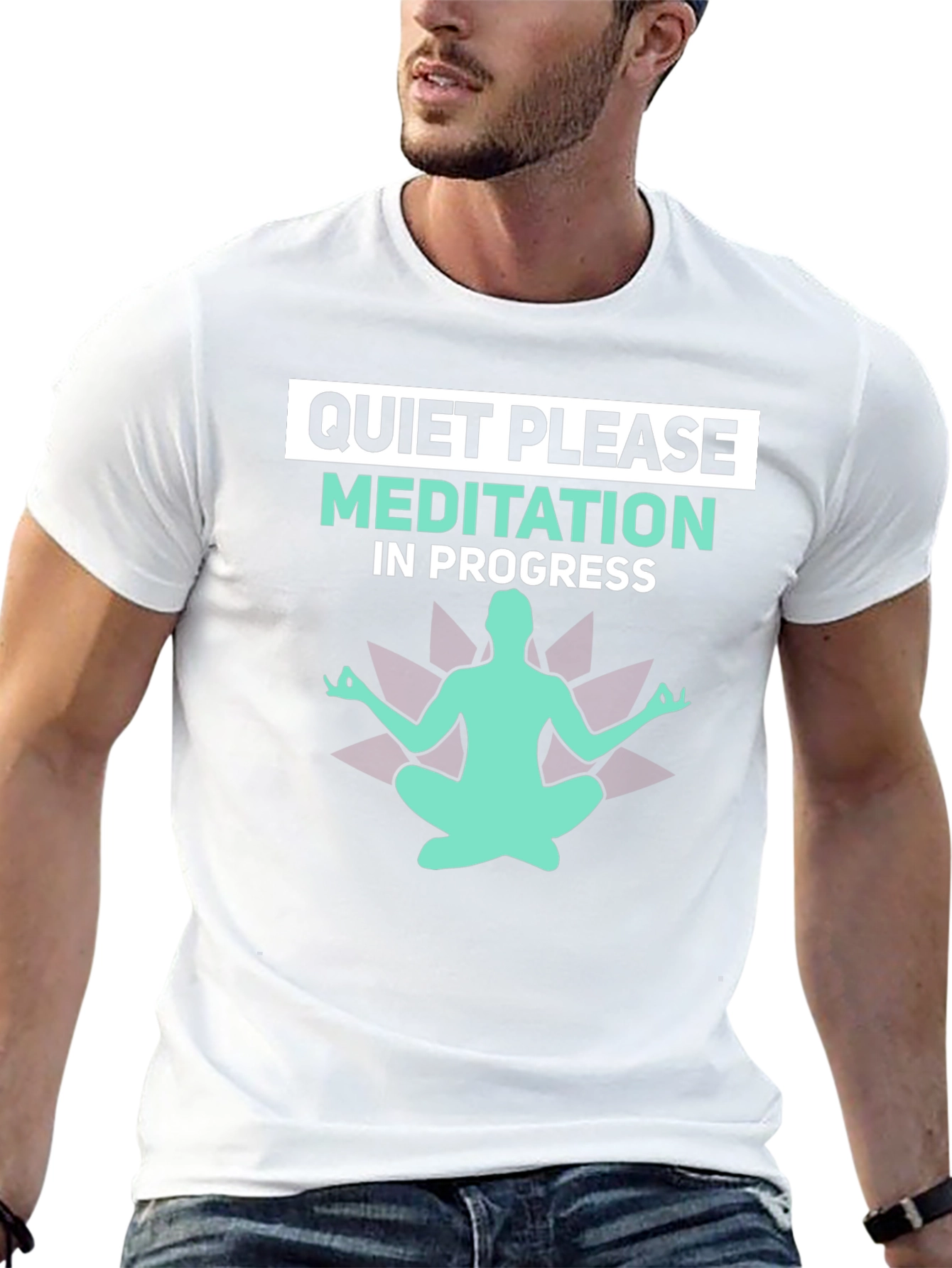 Quiet Please Meditation T-Shirt - Relax & Focus