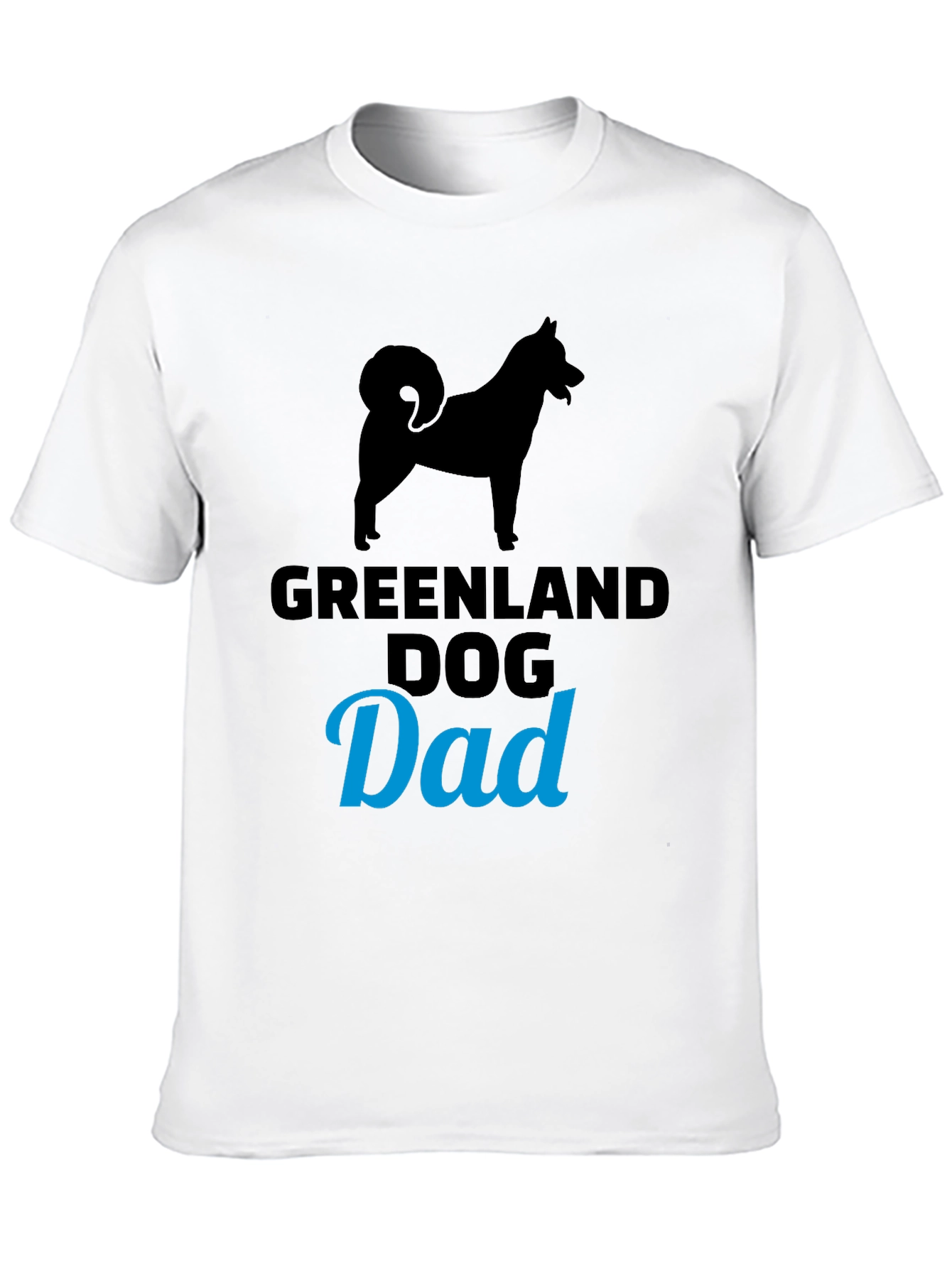 Greenland Dog Dad T-Shirt Black Dog Lover Tee