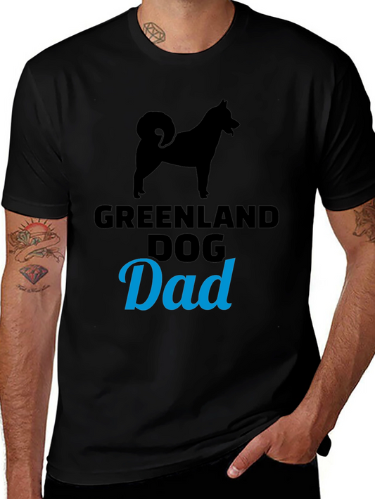 Greenland Dog Dad T-Shirt Black Dog Lover Tee