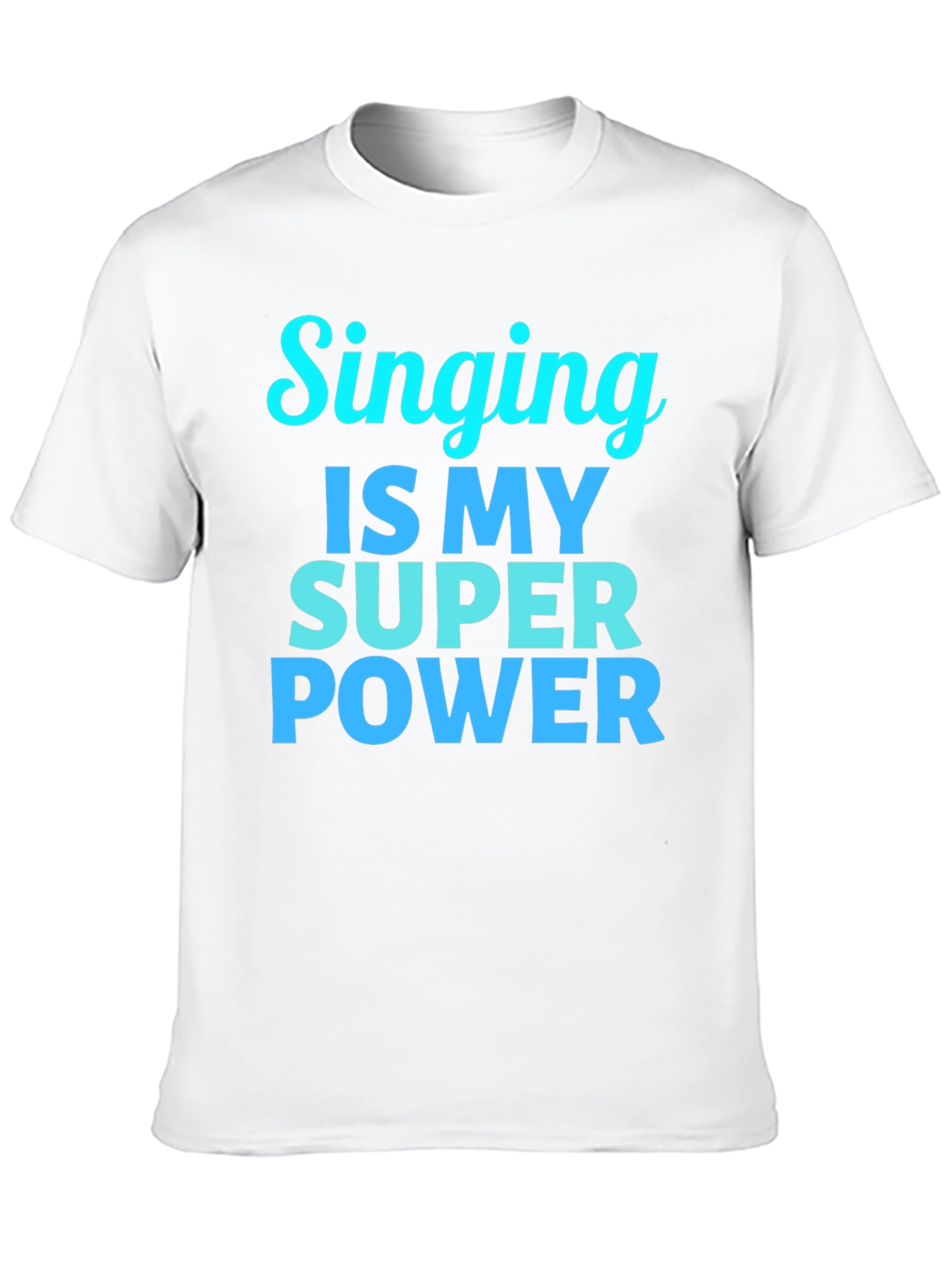 Singing is My Super Power Black T-Shirt
