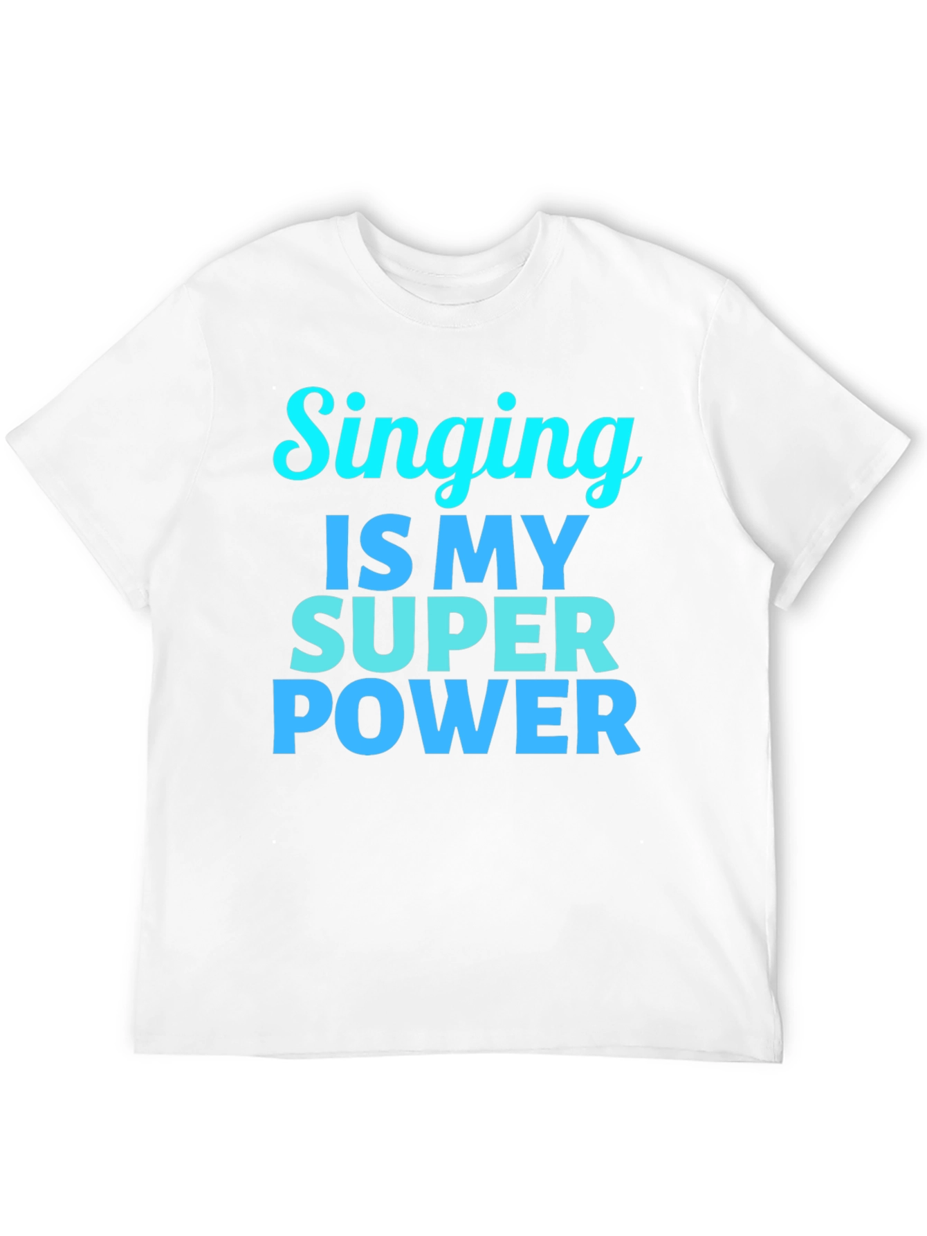 Singing is My Super Power Black T-Shirt