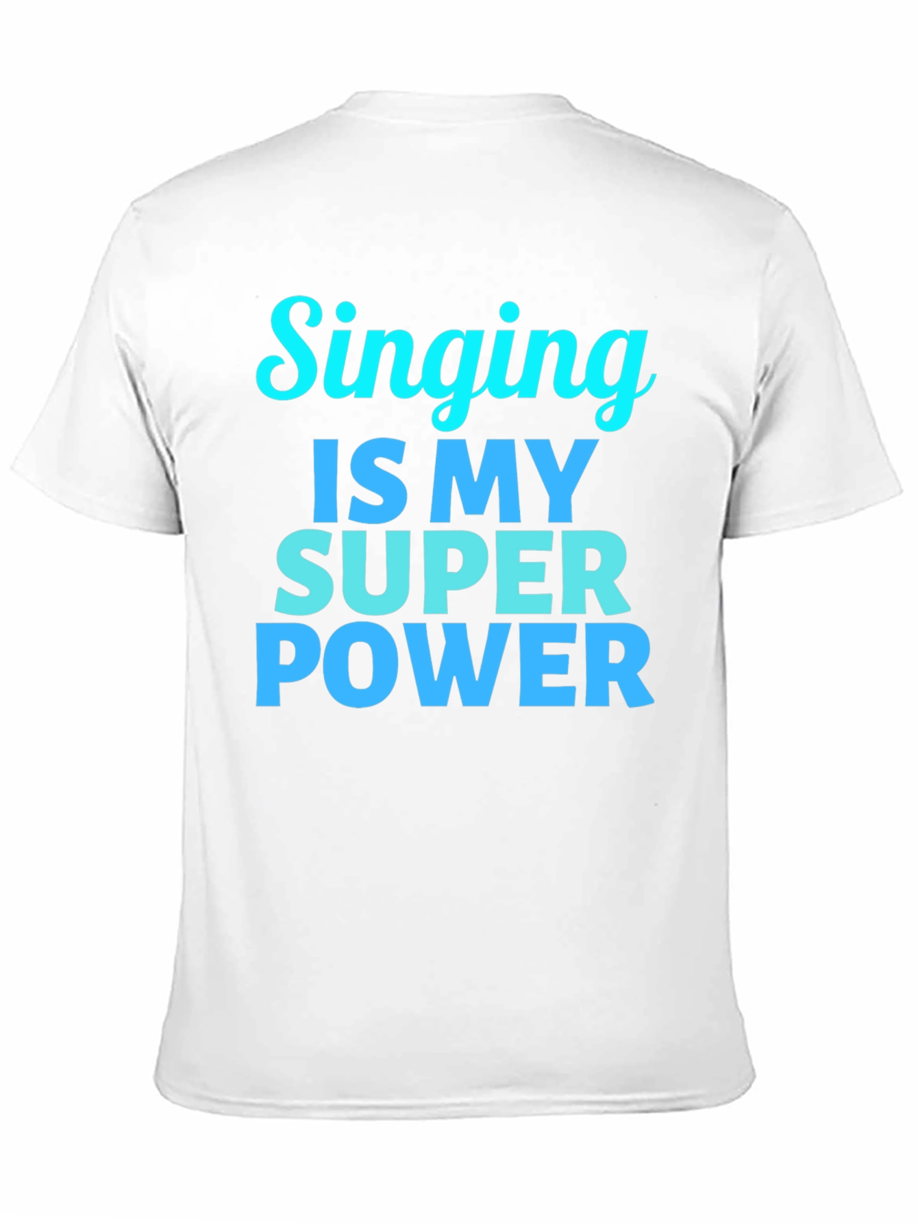 Singing is My Super Power Black T-Shirt