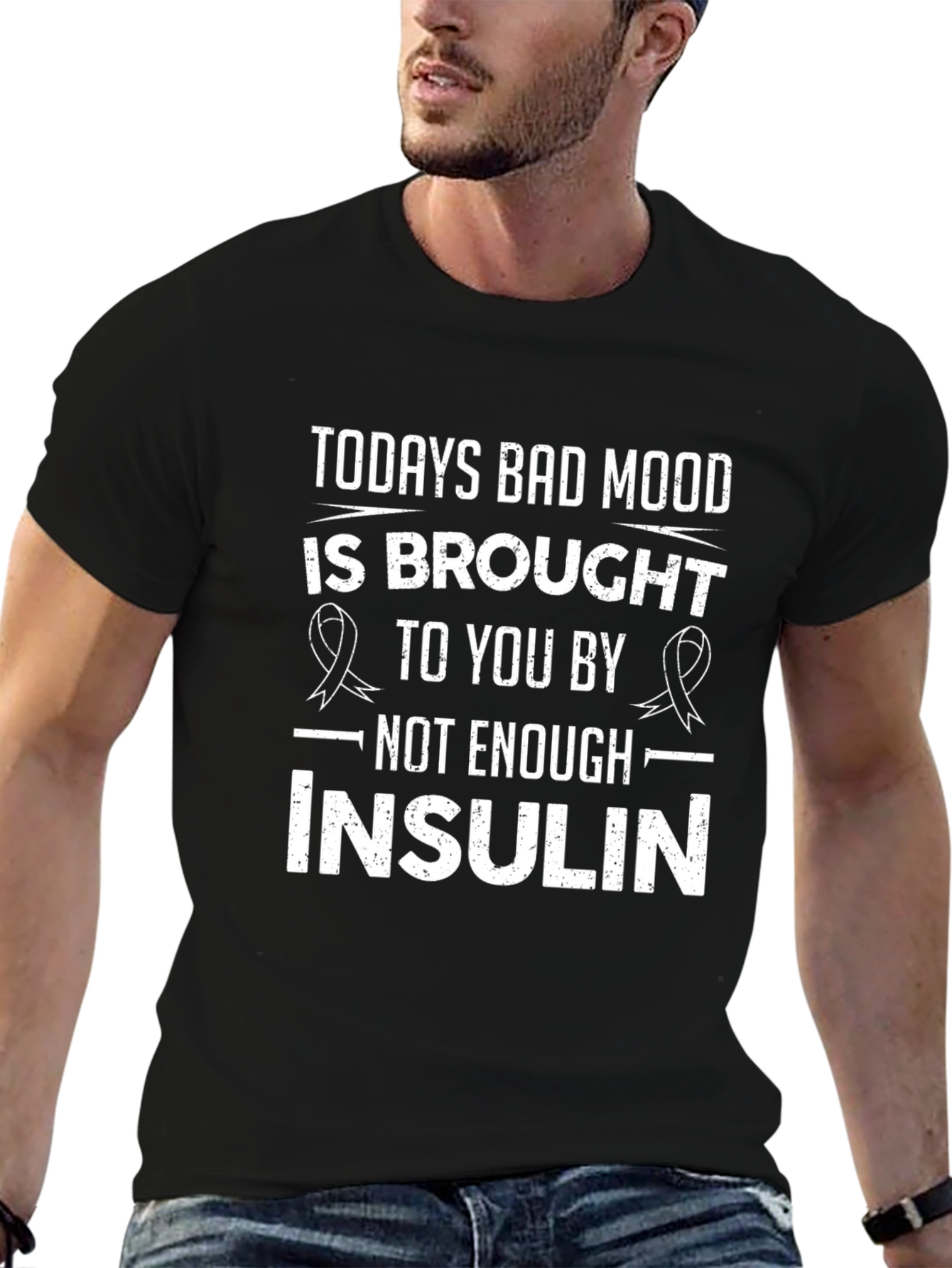 Funny Diabetes T-Shirt - Todays Bad Mood Insulin
