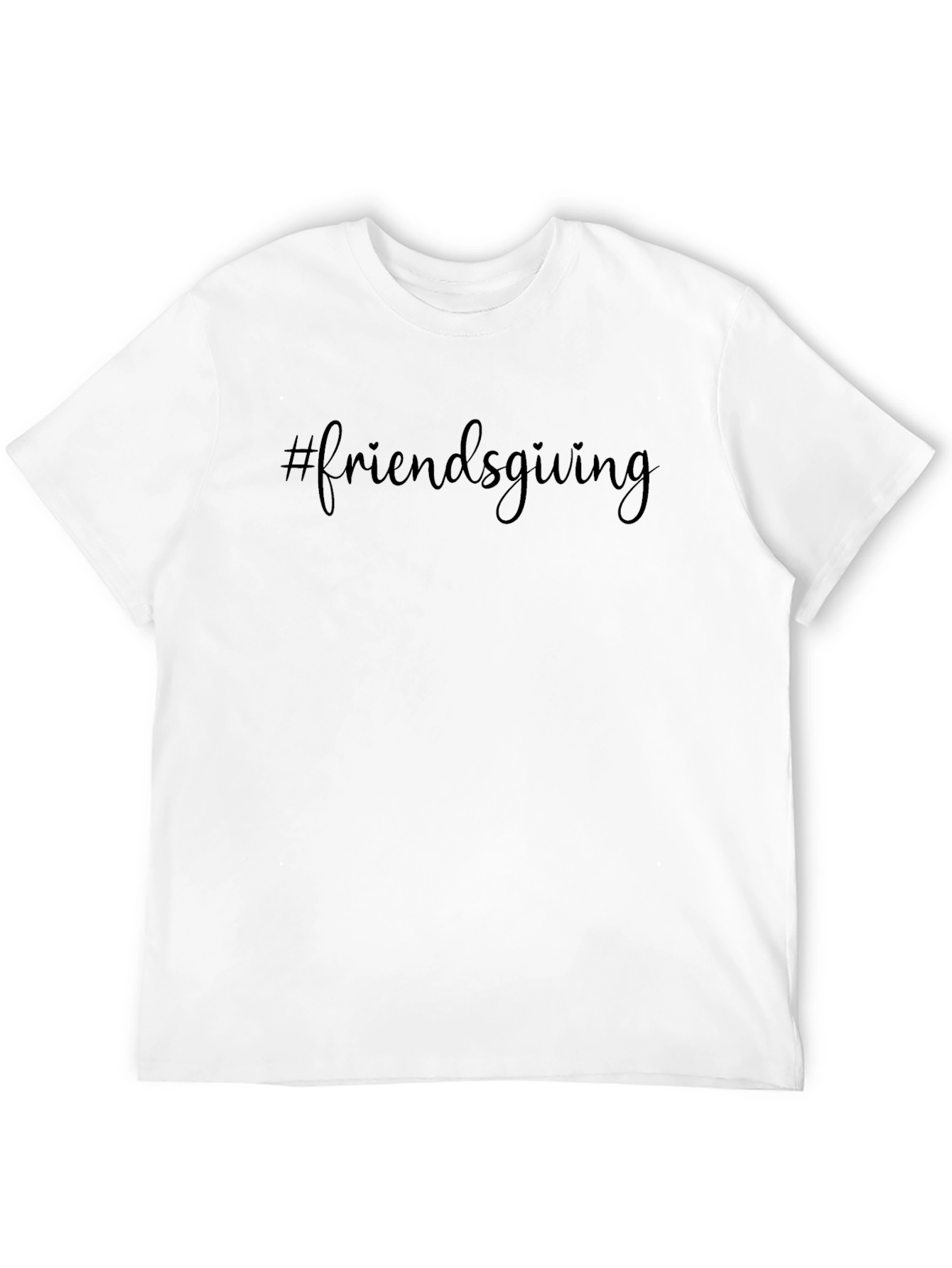 #friendsgiving Black Graphic Tee