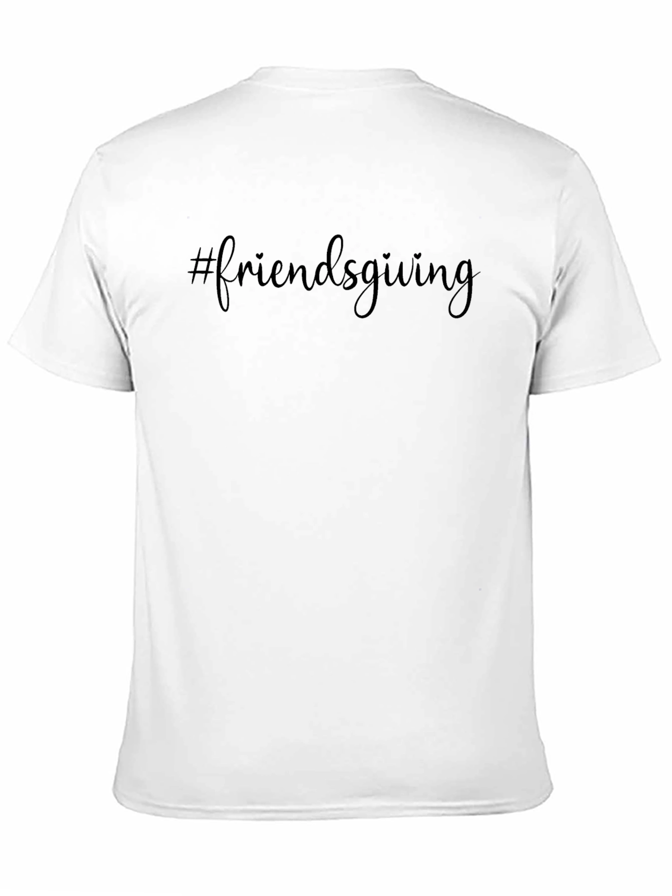 #friendsgiving Black Graphic Tee