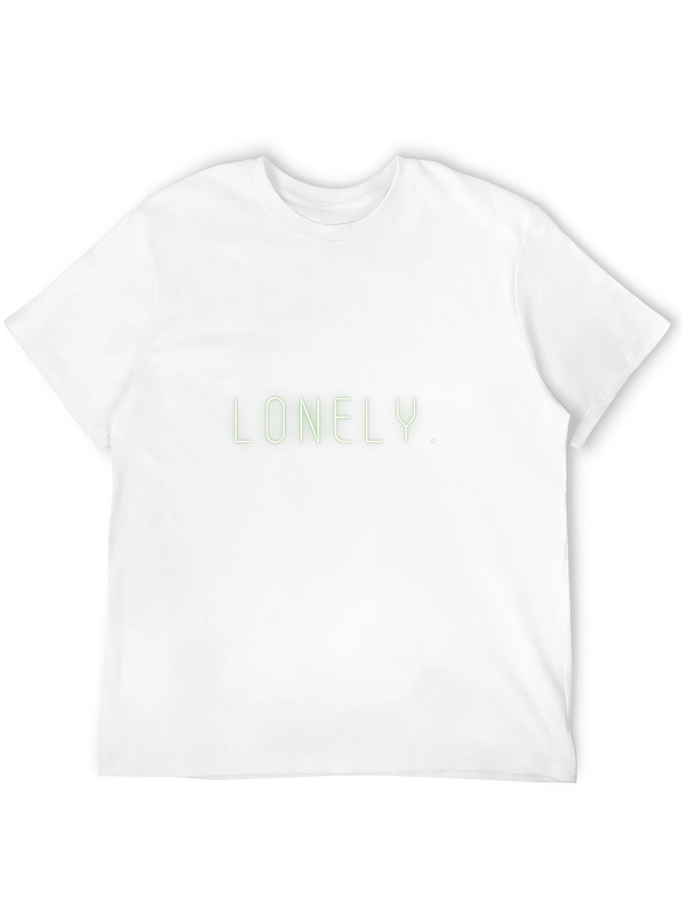 Lonely Graphic Tee - Modern Black T-Shirt