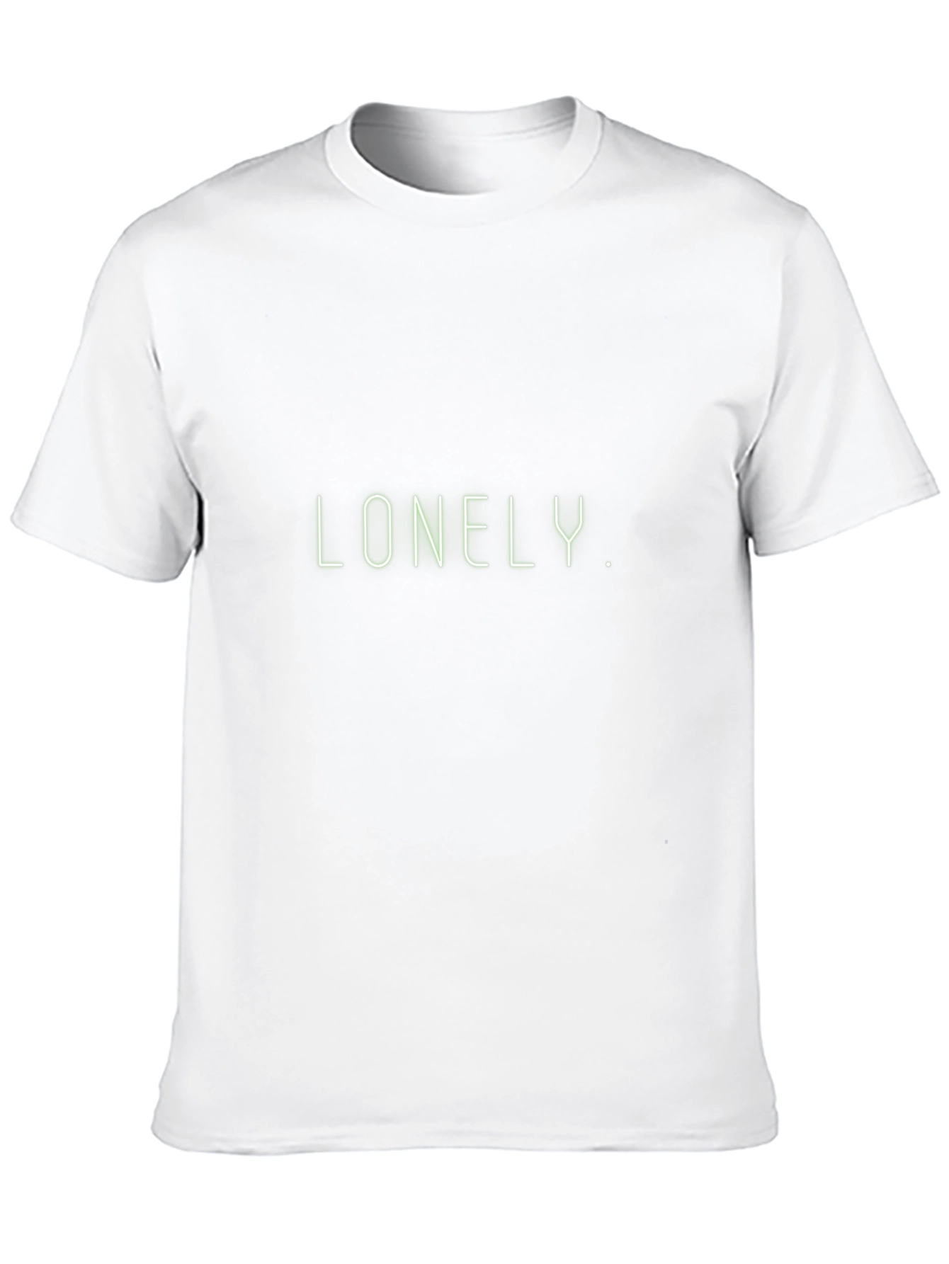 Lonely Graphic Tee - Modern Black T-Shirt