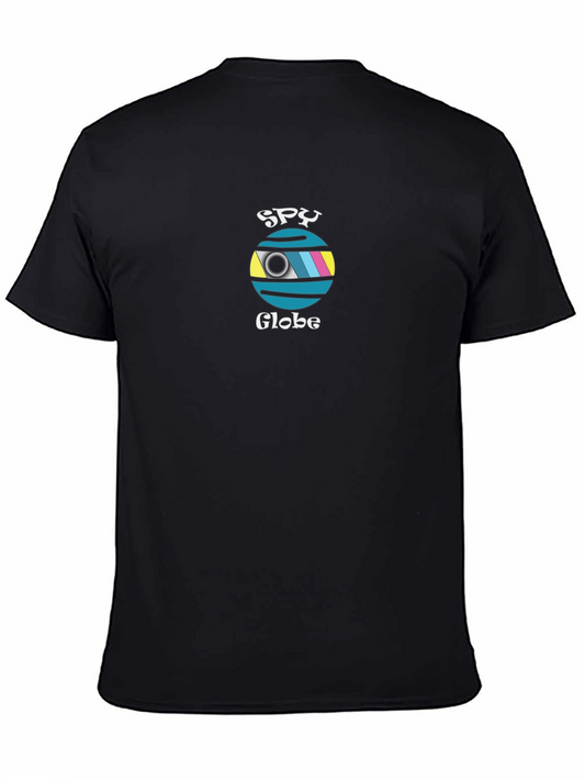 Spy Globe Black T-Shirt