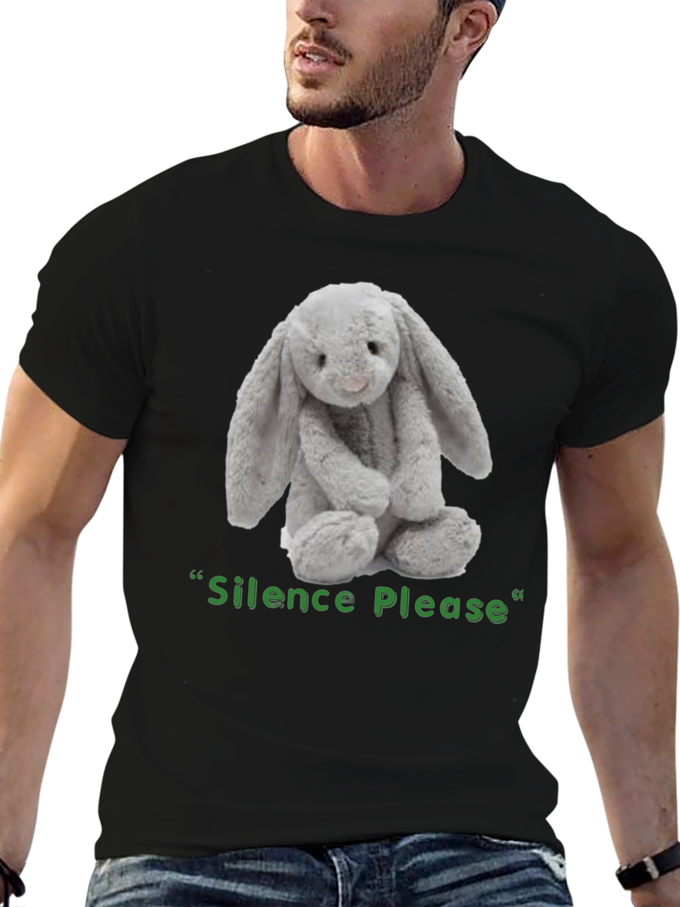 Silence Please Bunny T-Shirt